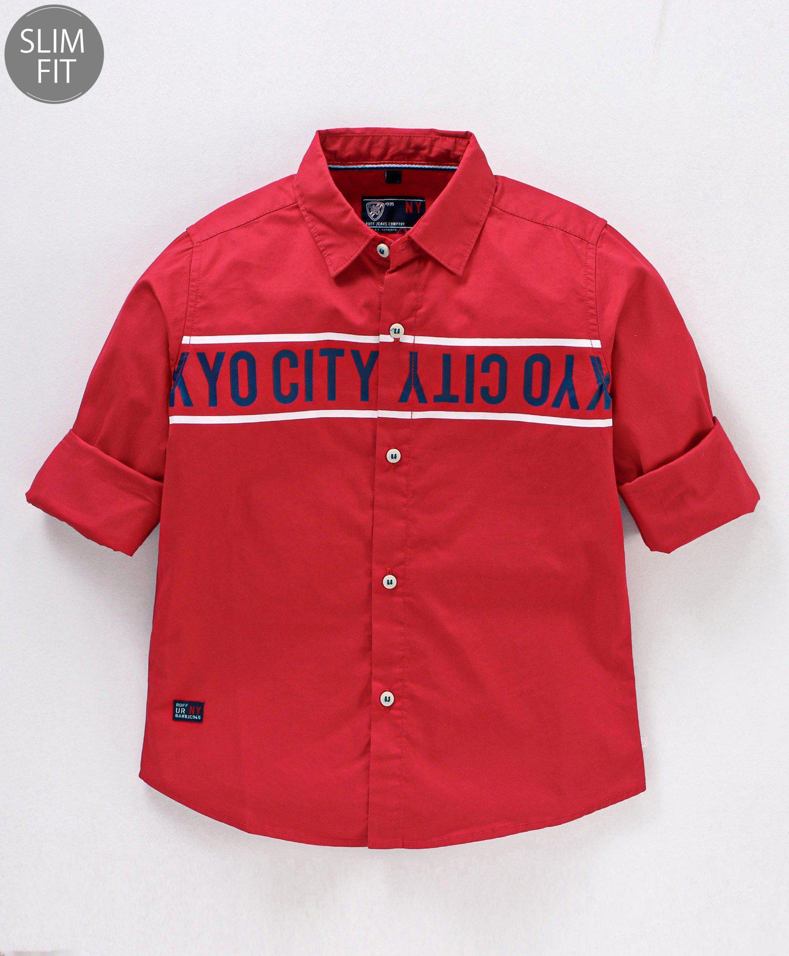 Buy Ruff Full Sleeves Designer Shirts 