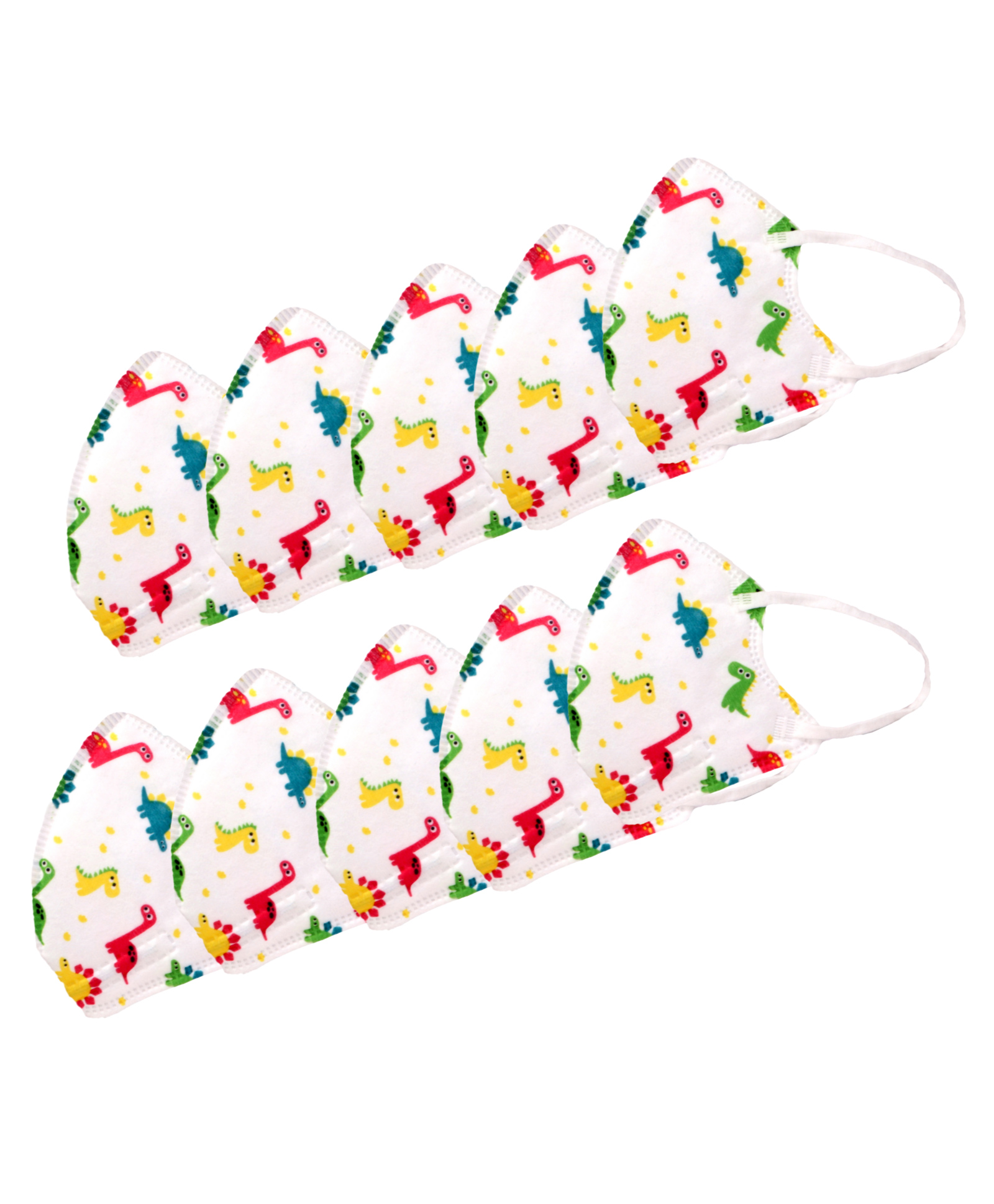 Advind Healthcare Smog Guard N95 Mask Small Without Valve Animal Print Design Multicolour -  Pack of 10