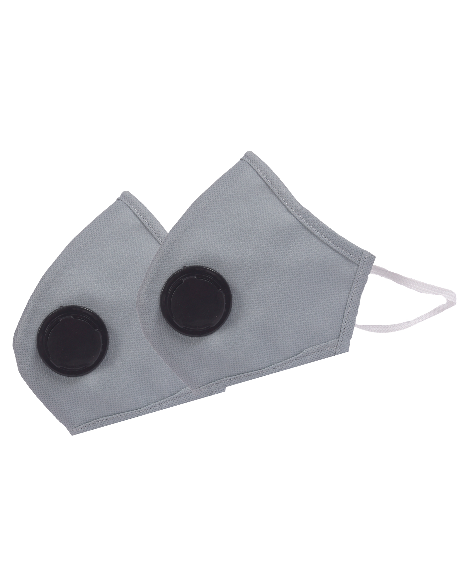 Advind Healthcare Smog Guard N95 Mask With One Valve Free Size Grey - Pack of 2