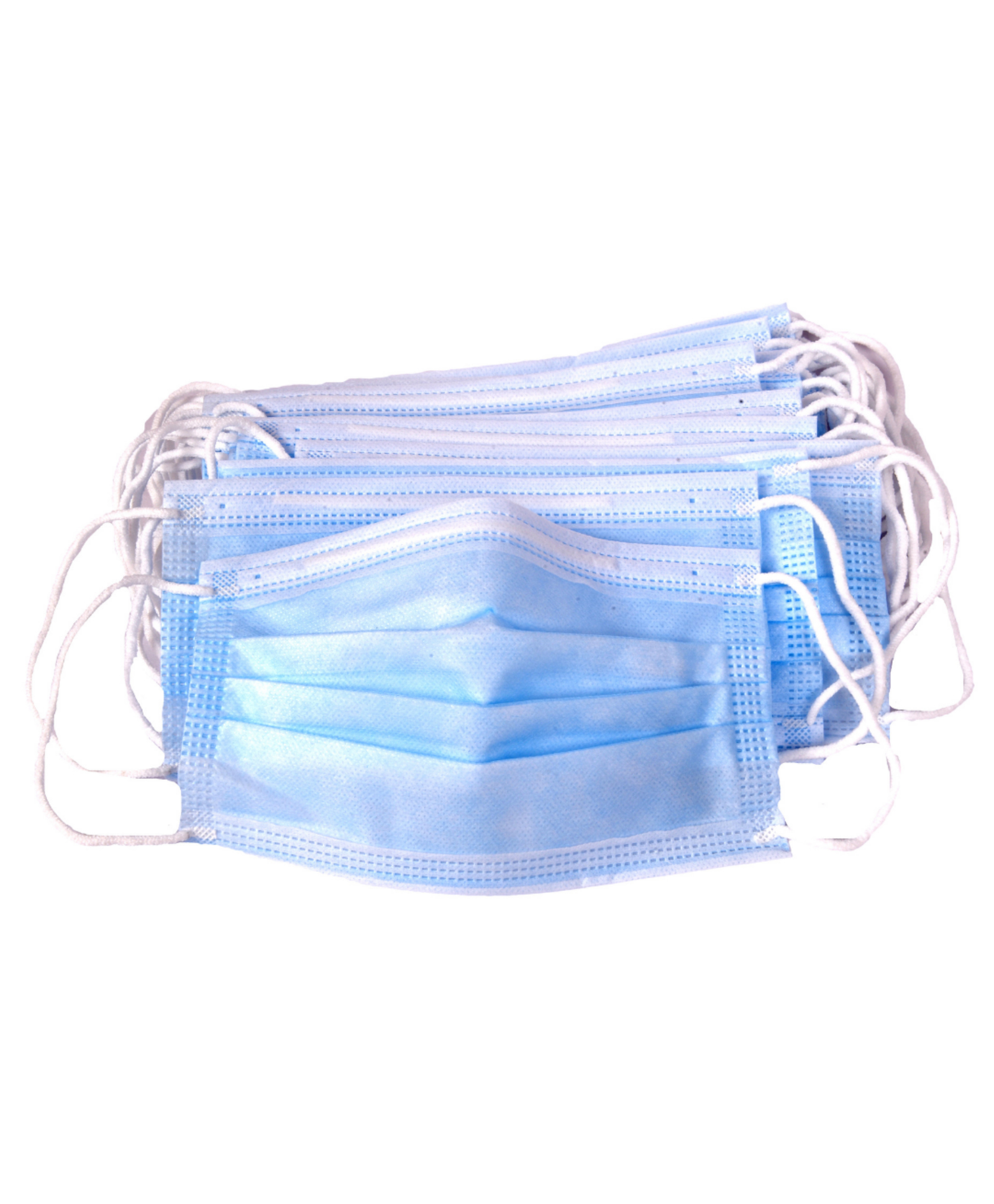 Advind Healthcare Non- Woven Disposable 3 Ply Surgical Mask With Melt Blown Fabric and Metal Nose Pin - Pack of 100