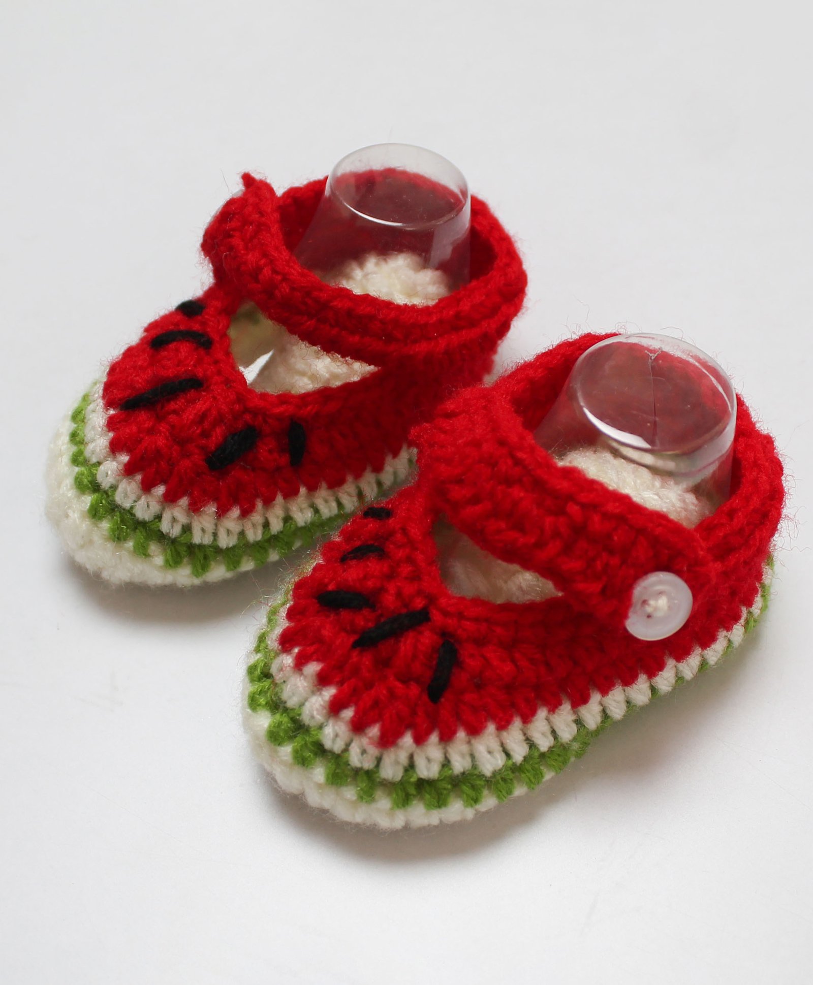 Woonie Handmade Booties - Red-image-21