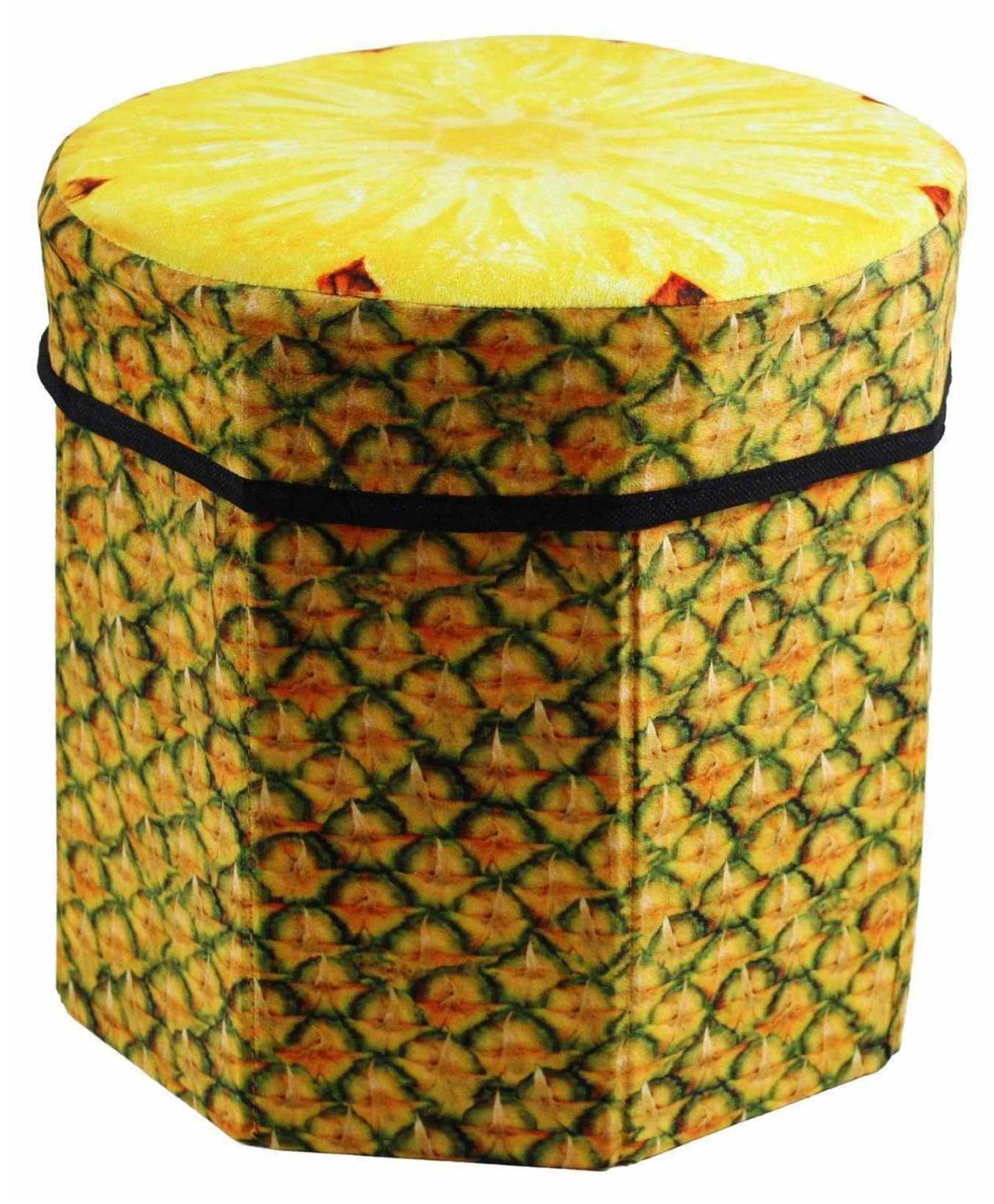 Funblast Multi Functional Folding Storage Box With Seat Cushion(Print May Vary)-picture-12