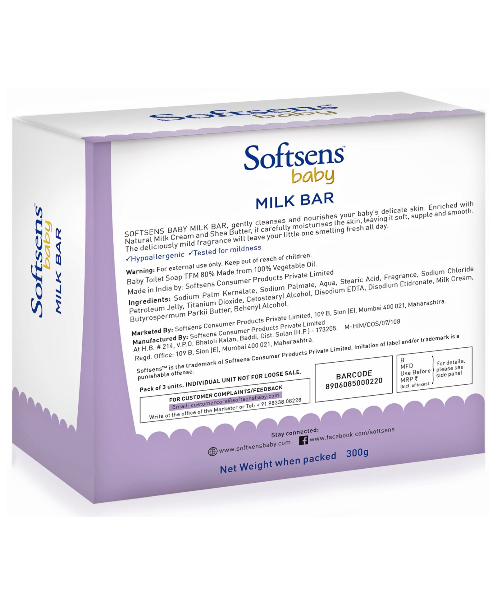 softsens baby soap