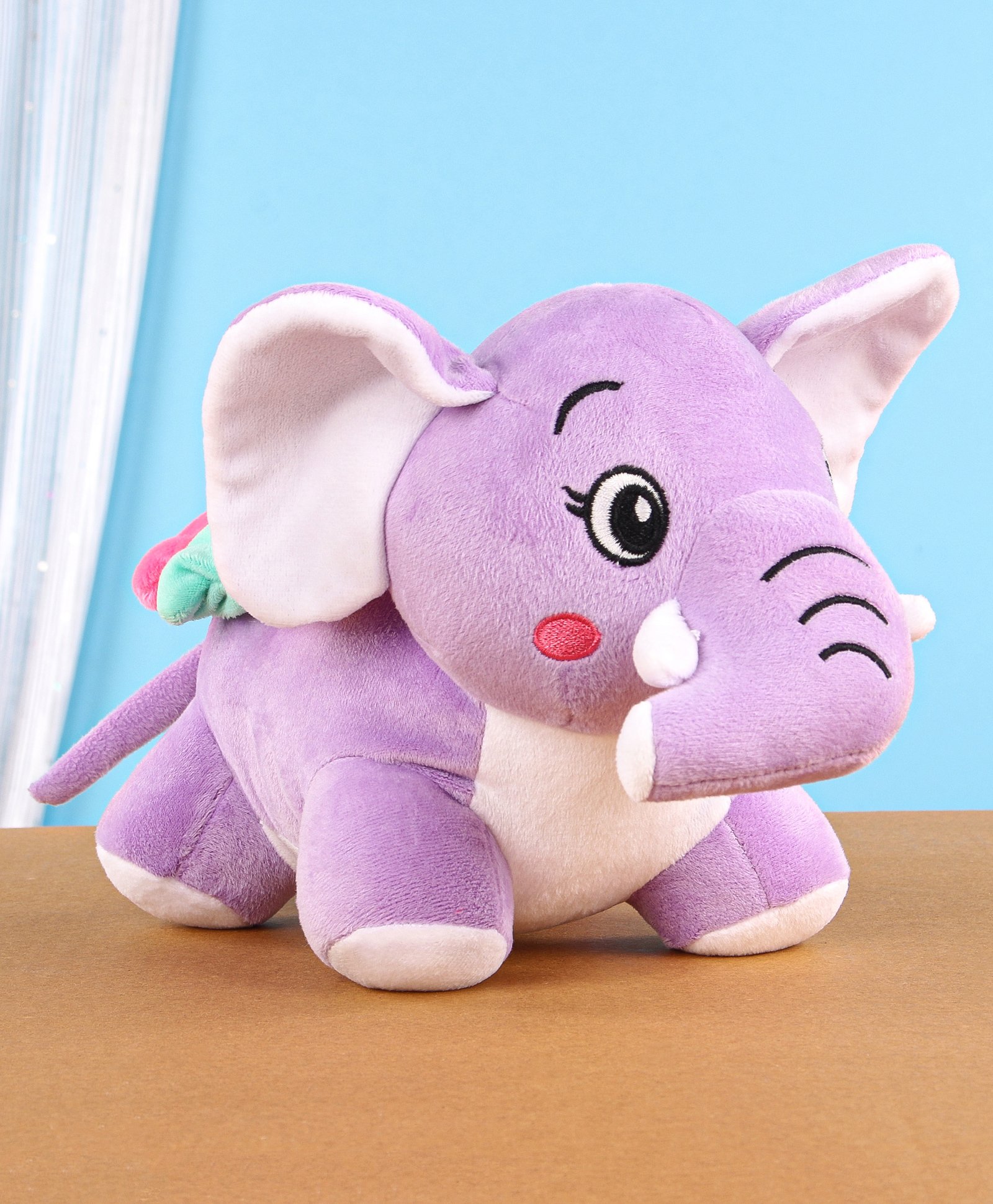 Edu Kids Toys Flying Elle Soft Toy Purple - Height 25 cm-image-40