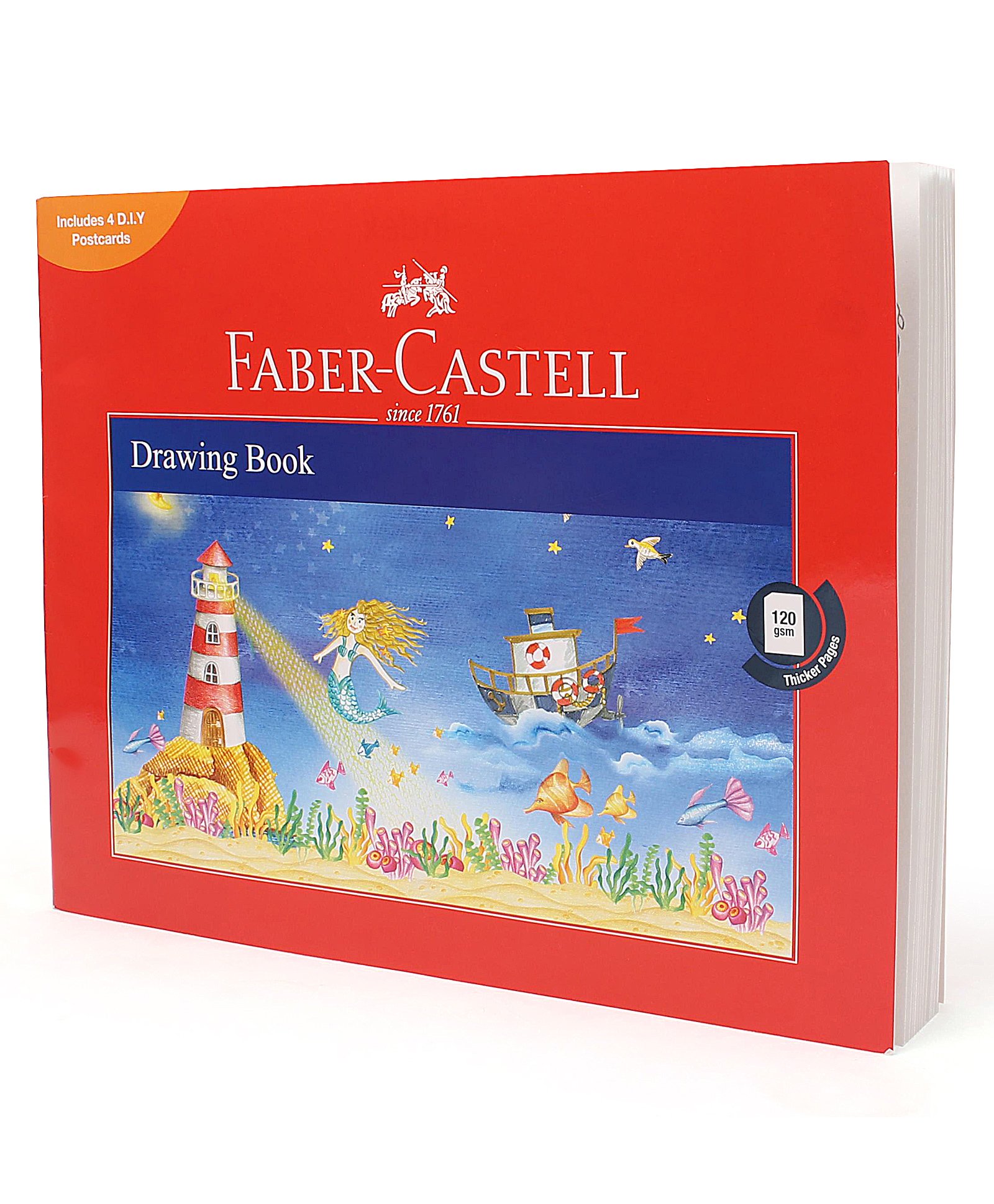 Faber Castell Soft Bound Drawing Book Unruled - 36 Pages-picture-35