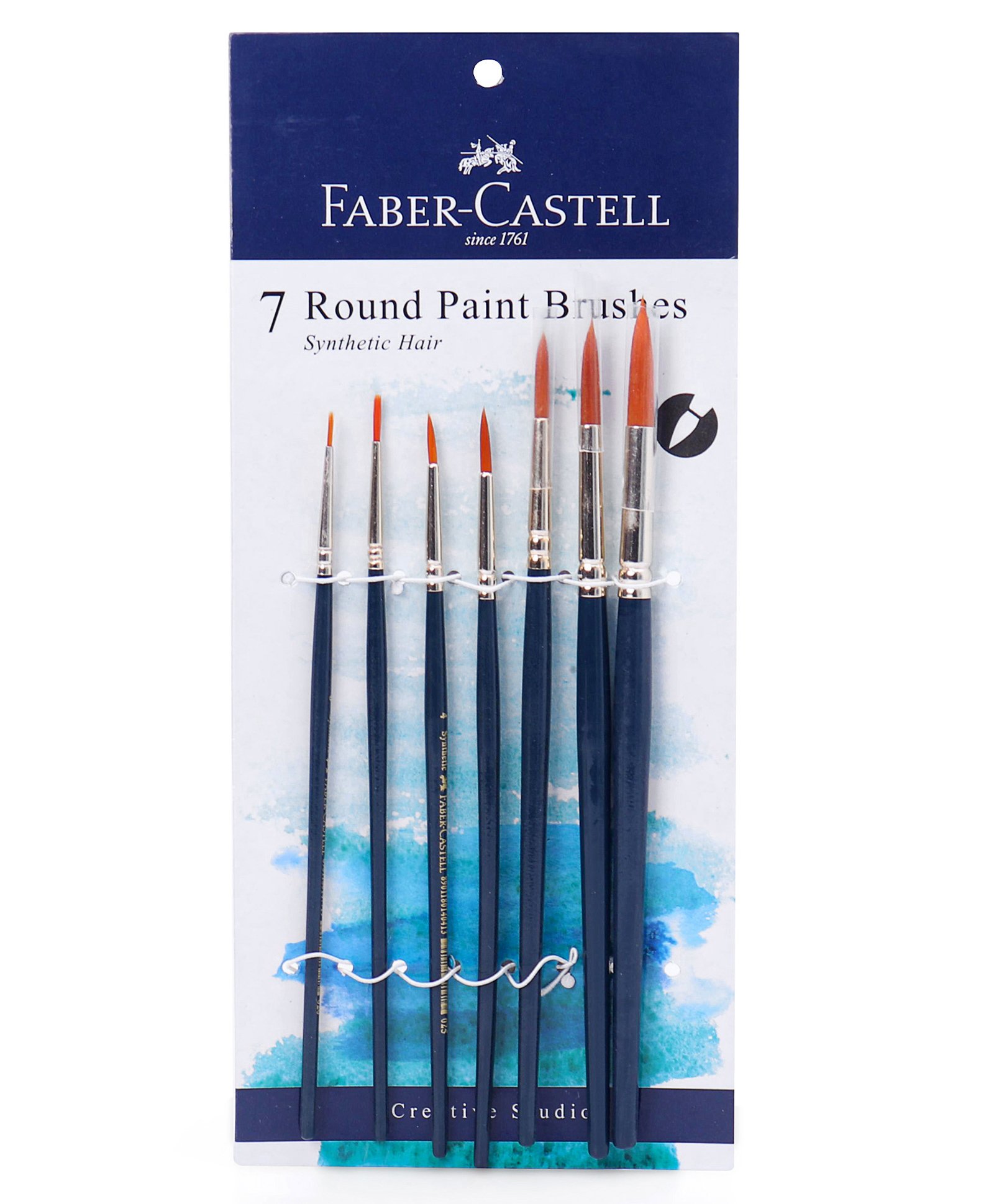Faber Castell Paint Brush Pack Of 7 - Multicolor-picture-19