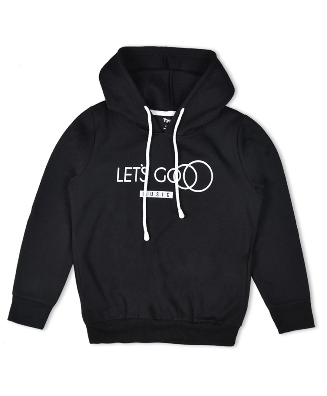 Funkrafts Full Sleeves Let's Go Printed Hoodie - Black-picture-28
