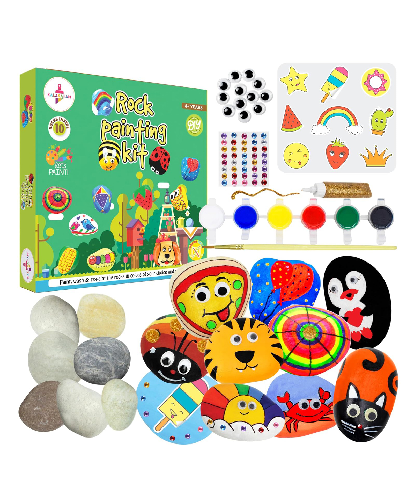 Kalakaram Rock Painting Kit - Multicolour-image-39