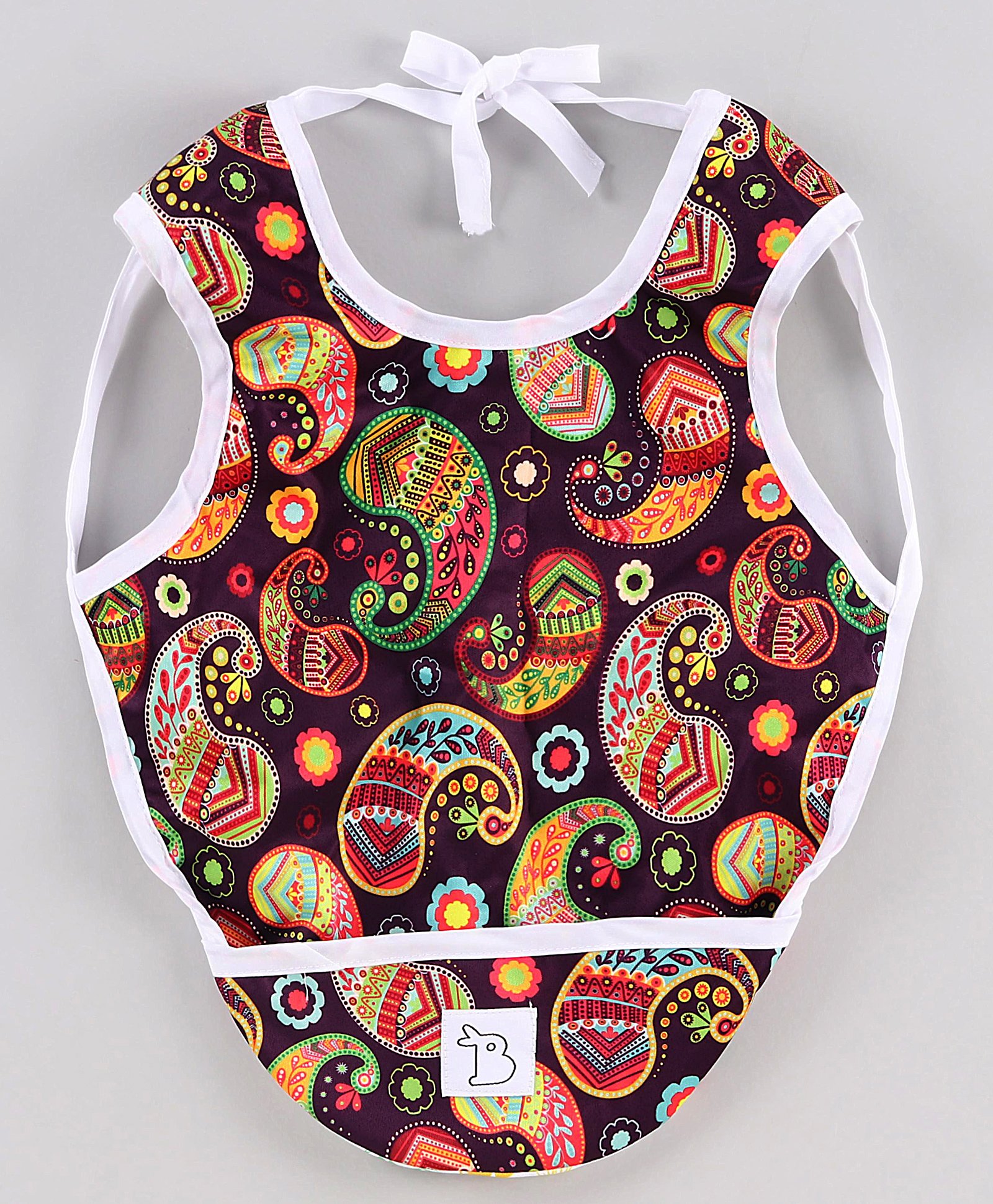 Superbottoms Waterproof Bib Warli Desgn - Multicolor-picture-37