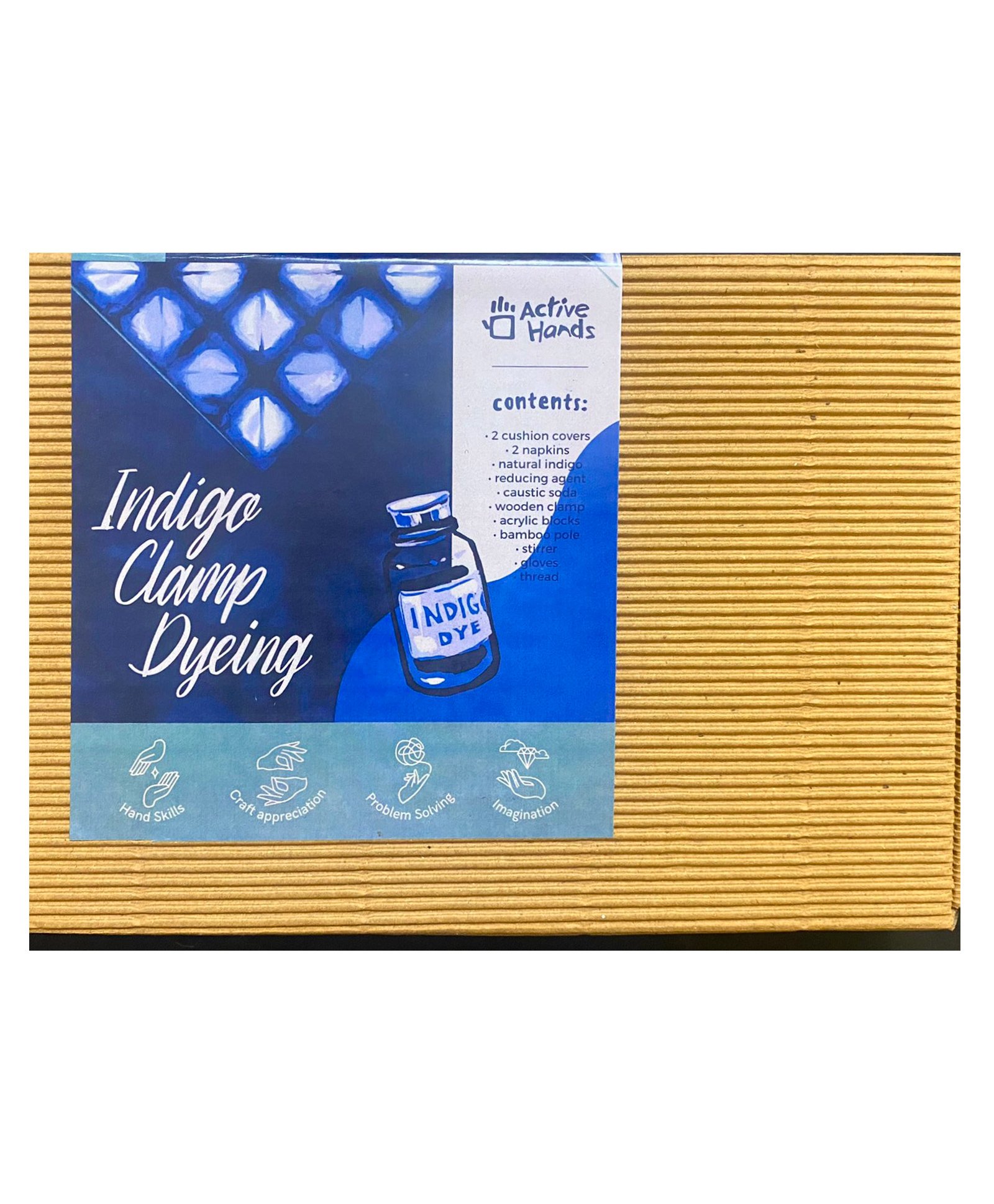 Active Hands Indigo Clamp Dyeing - Multicolour-picture-12
