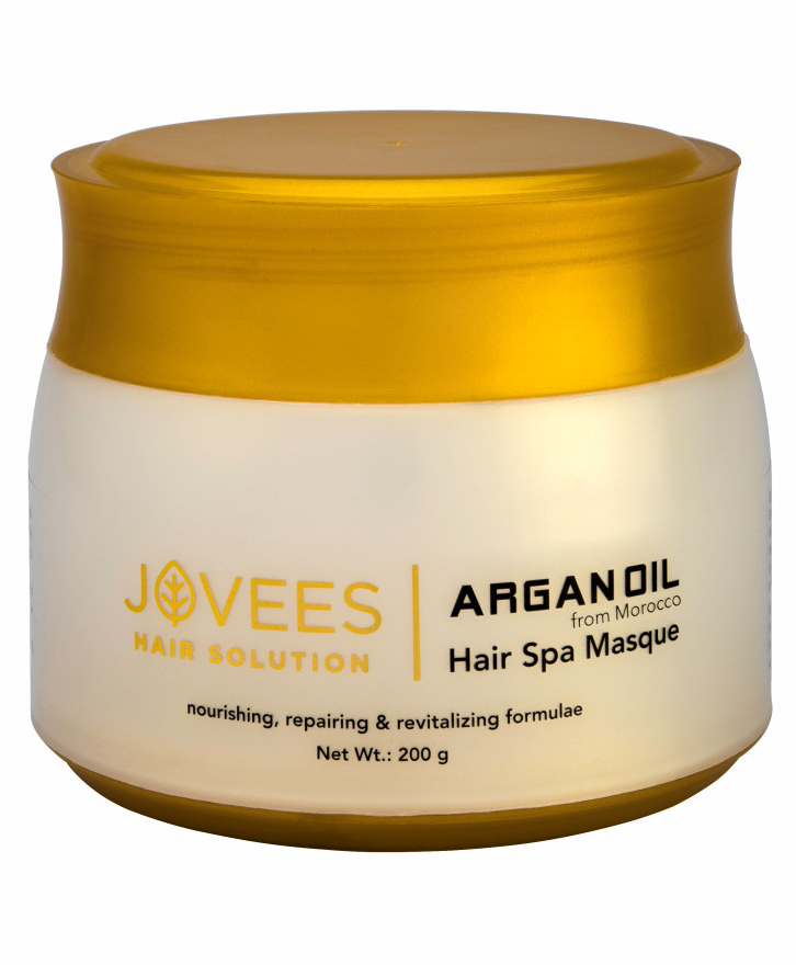 Jovees Herbal Argan Oil Hair Spa Mask for Dry and Fizzy Hair For Women Men  -200 gm Online in India, Buy at Best Price from  - 9949376