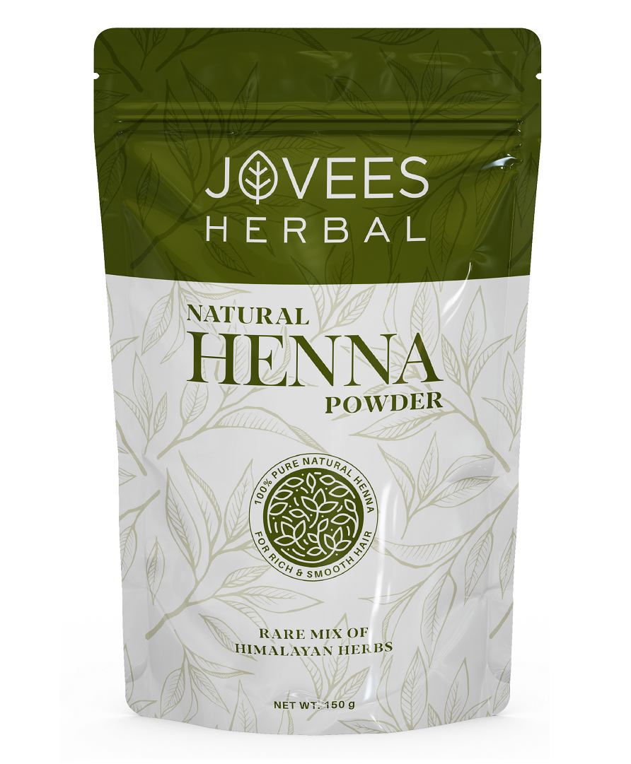 Jovees Herbal Henna & Brahmi Herbal Mehandi for Strenthening Hair Roots And  Volume - 150 gm Online in India, Buy at Best Price from  -  9949378