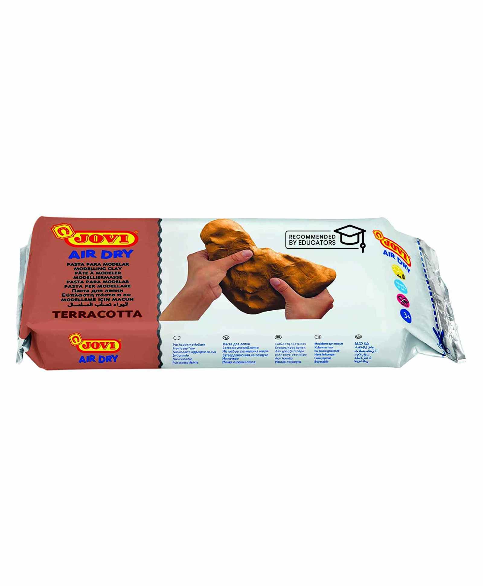 Jovi European Air-Dry Modeling Clay Brown - 500 gm-image-42