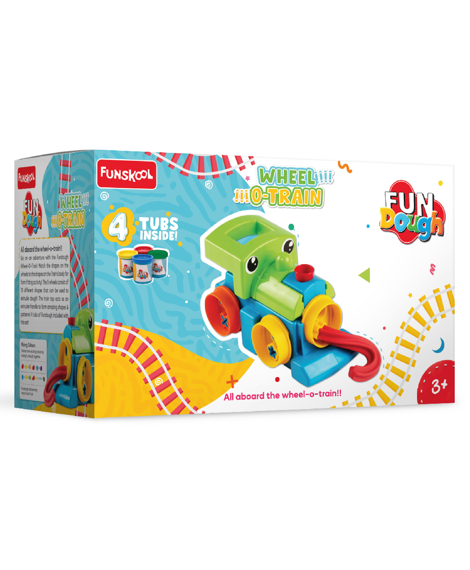 Fun Dough Playing Dough Kit with Train Unit - Multicolor-picture-21
