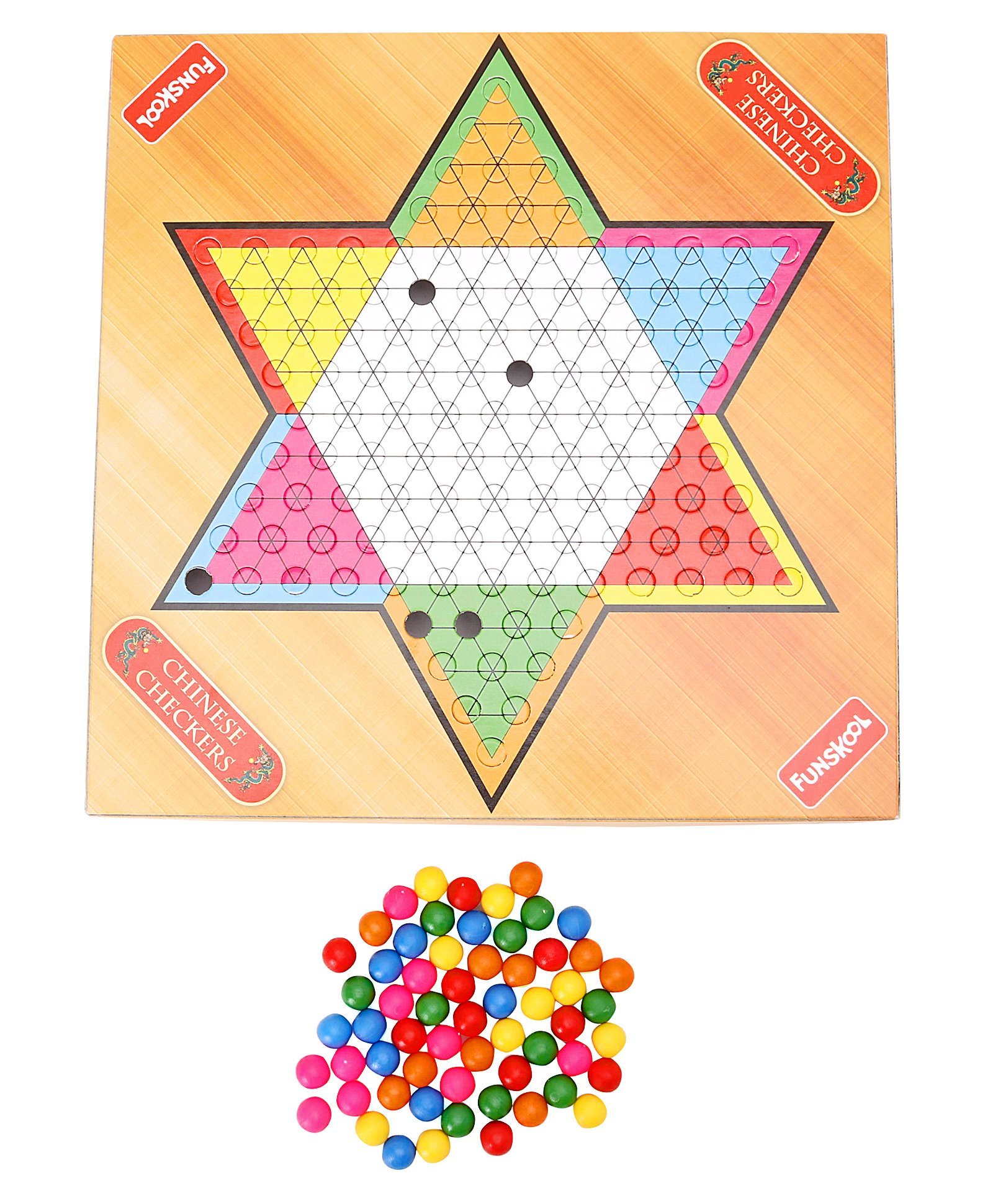 Funskool Chinese Checkers - Multicolour-image-37