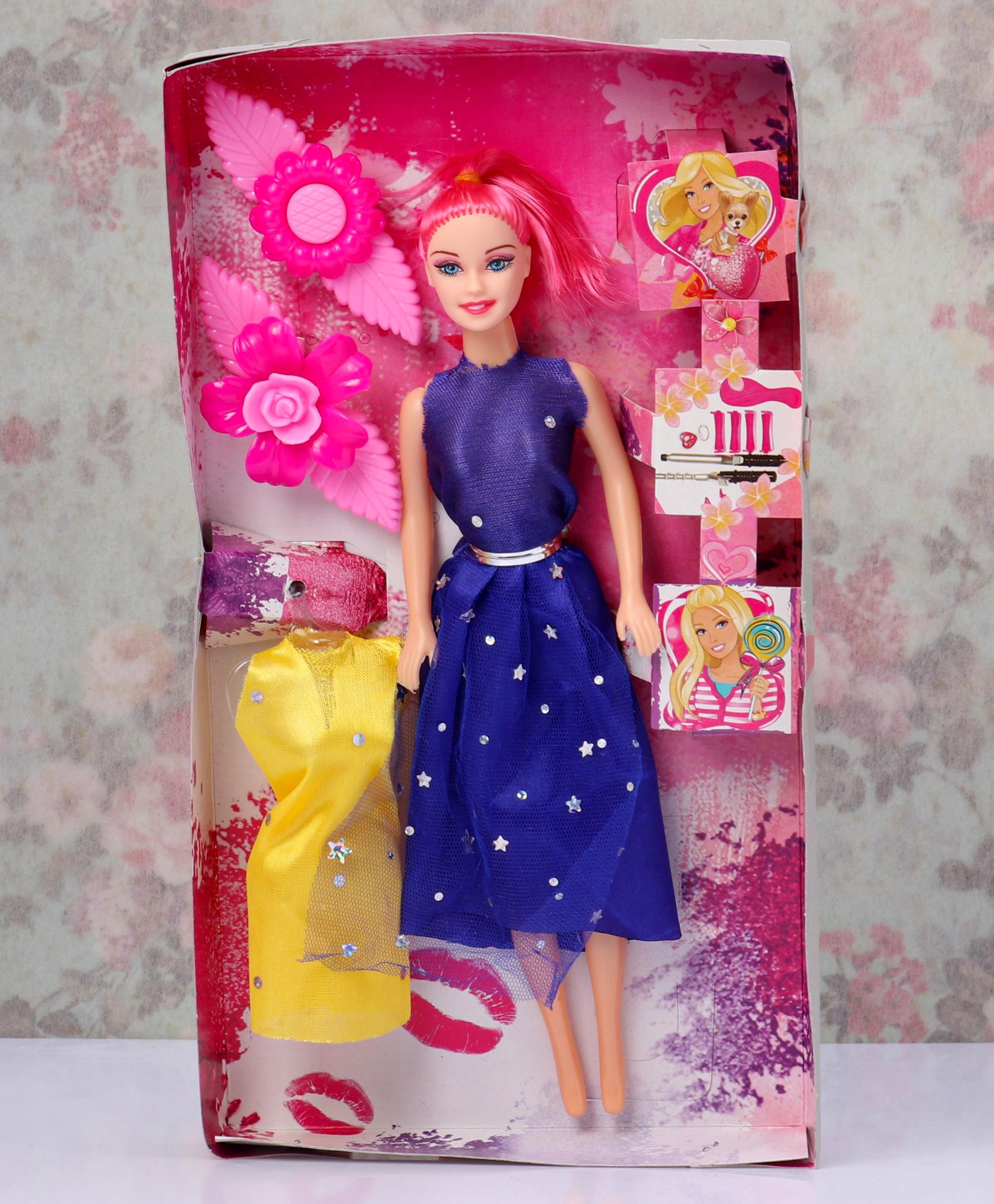 KV Impex Fashion Doll With Accessories - Height 27 cm (Dress & Accessories Color May Vary)-image-33