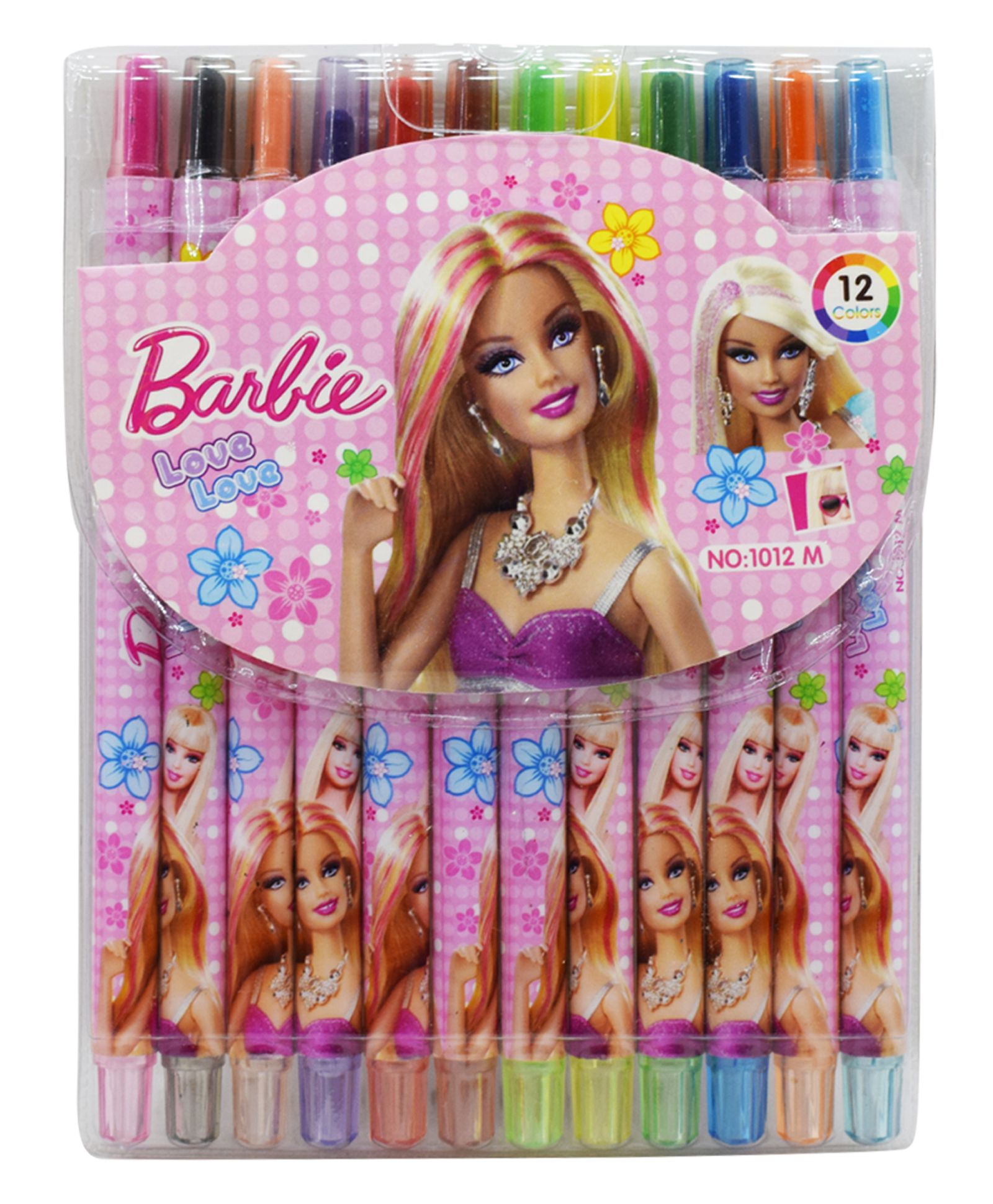 Asera Cartoon Printed Barbie Theme Rolling Twistable Crayons- Multicolor  Online in India, Buy at Best Price from  - 9980677