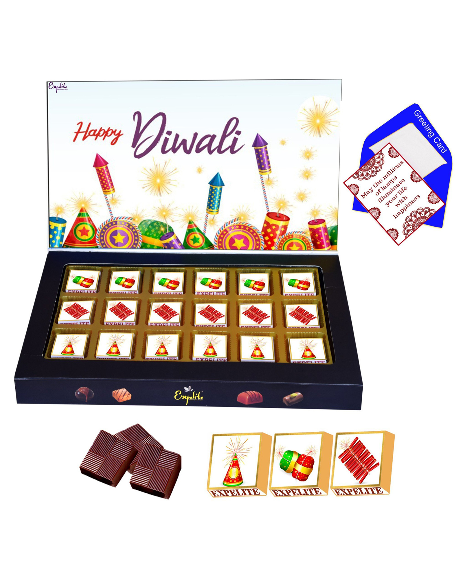 Buy Diwali Chocolates Gift Box - 250 gm-image-27