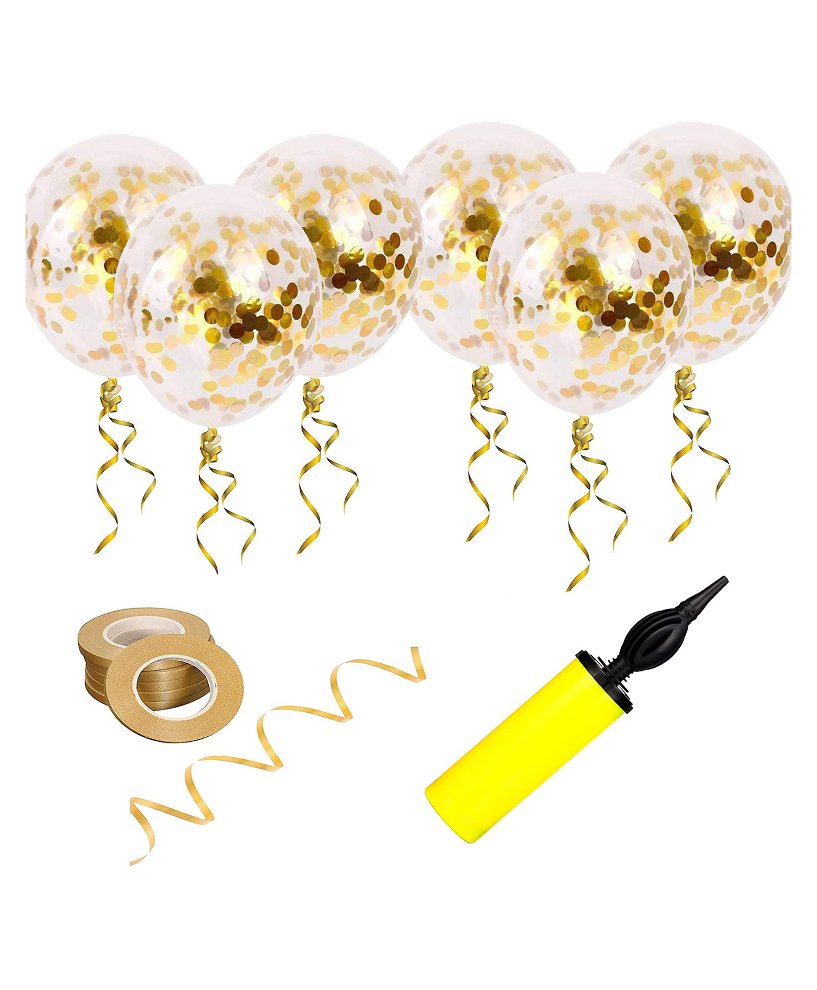 Zyozi Birthday Decorations Kit Multicolour - Pack of 9-image-2
