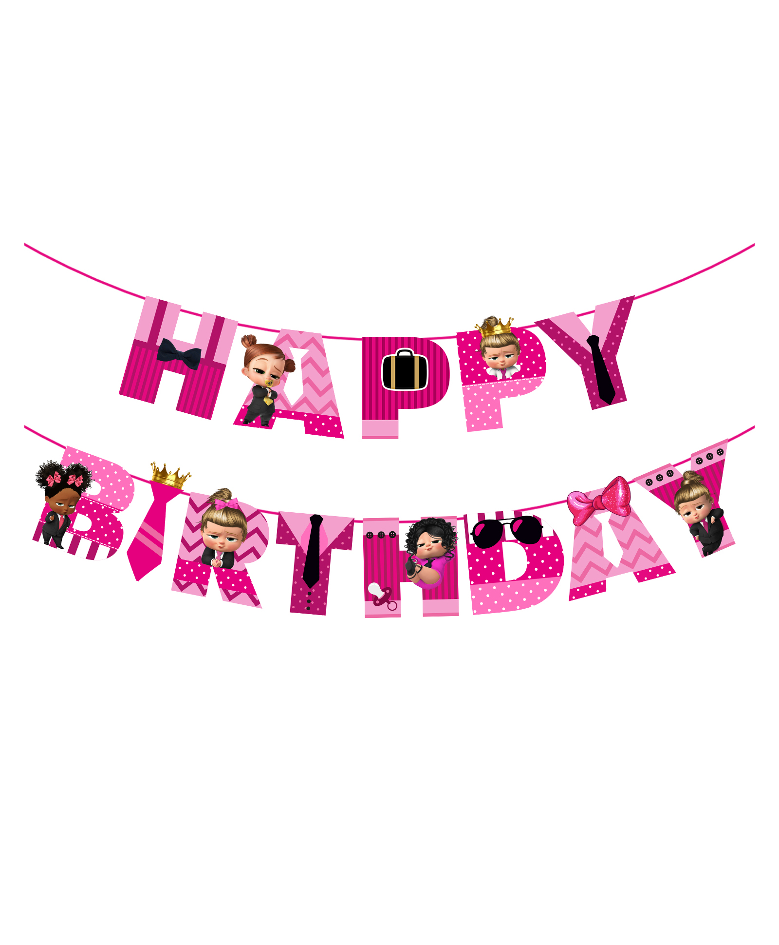 Zyozi Birthday Party Banner - Length 147.32 cm-picture-49