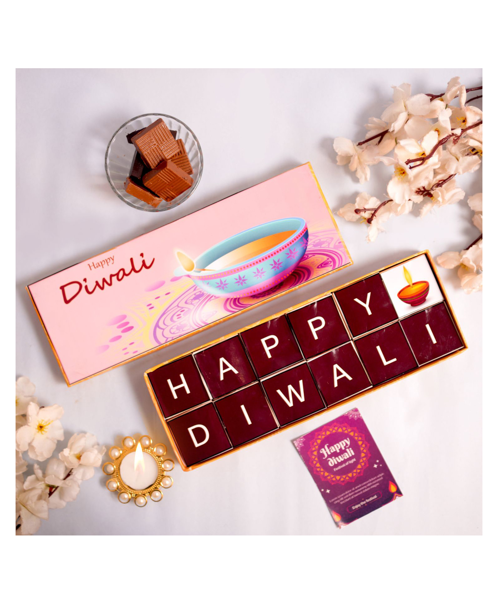 Expelite Happy Diwali Chocolate Gift - 170 gm-image-11
