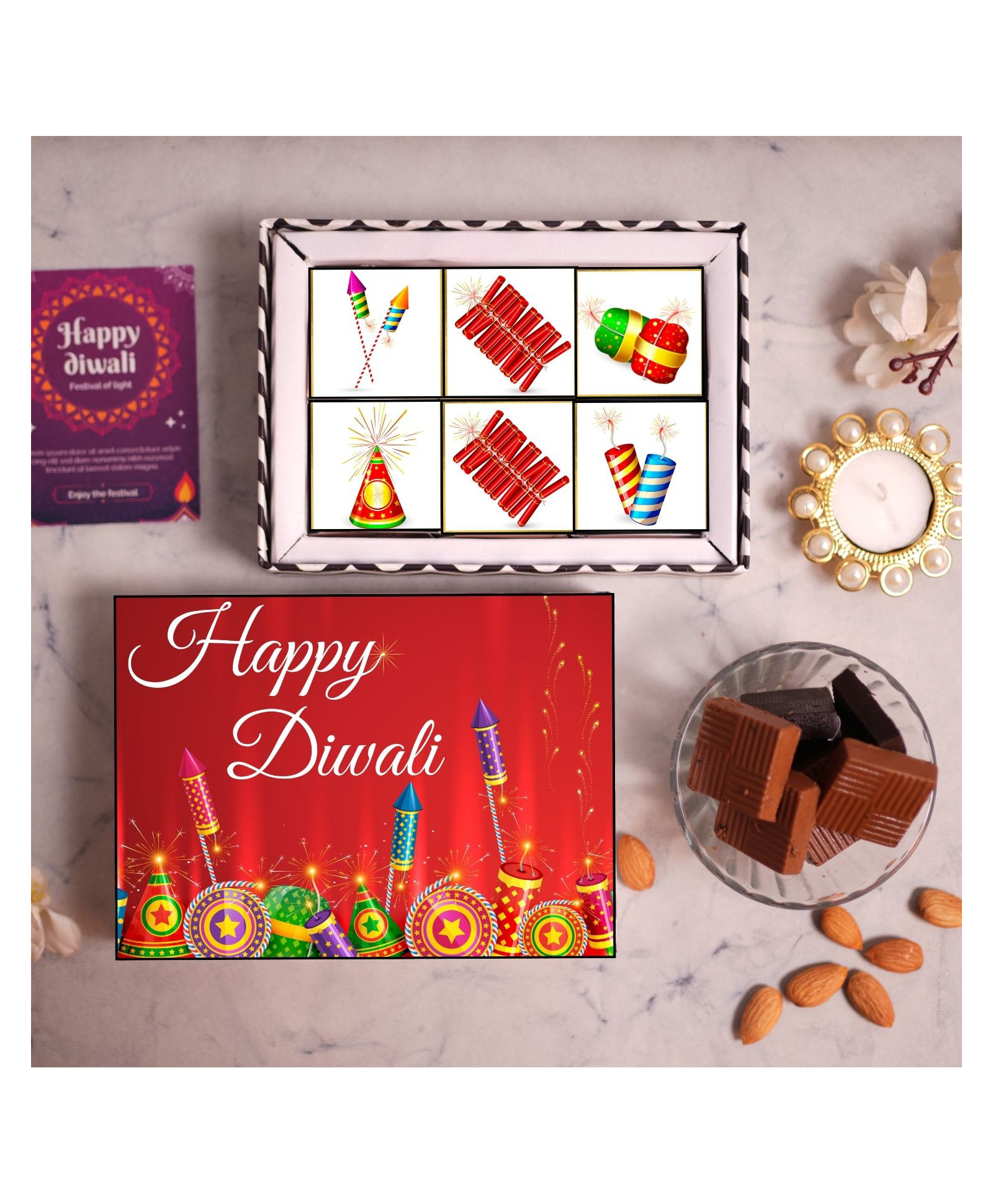 Expelite Diwali Chocolate Gift Box - 85 gm-image-3