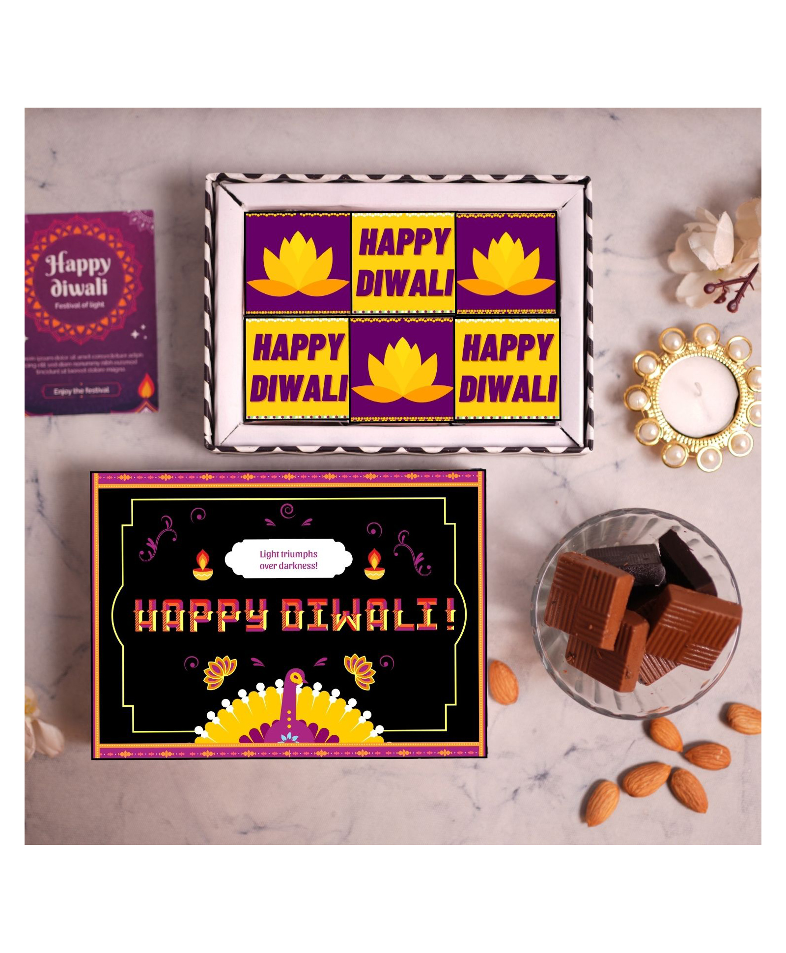 Expelite Diwali Chocolate Gift Box - 85 gm-image-44