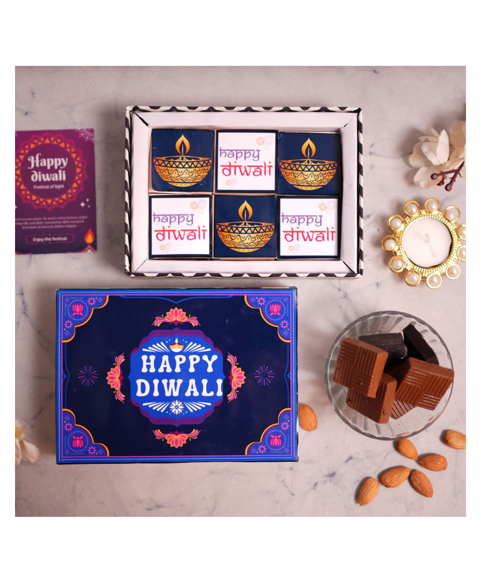 Expelite Diwali Chocolate Gift Box - 85 gm-image-45