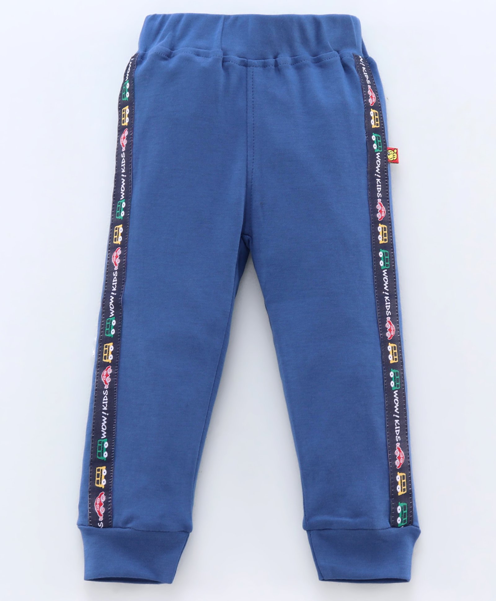 WOW Full Length Lounge Pant Car Print - Blue-image-21