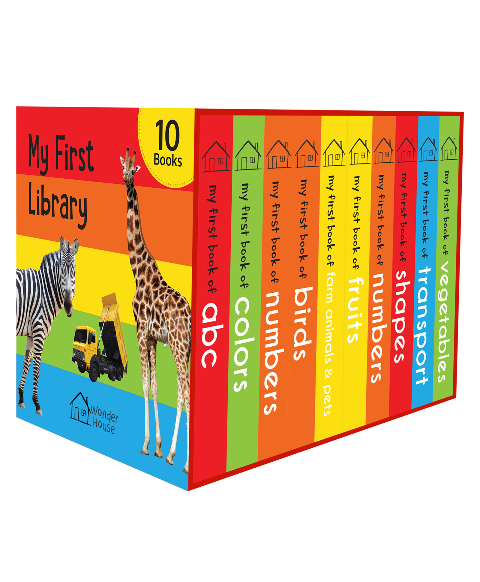 Wonder House Books My First Library Pack of 10 - English