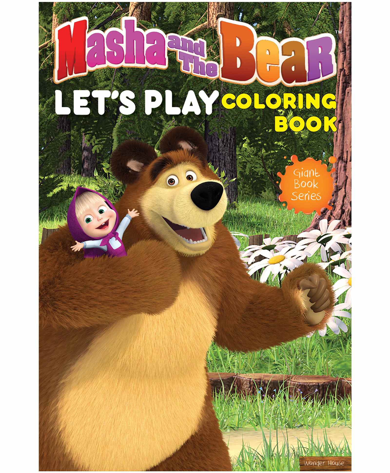 Wonder House Books Colouring Masha & Bear - English