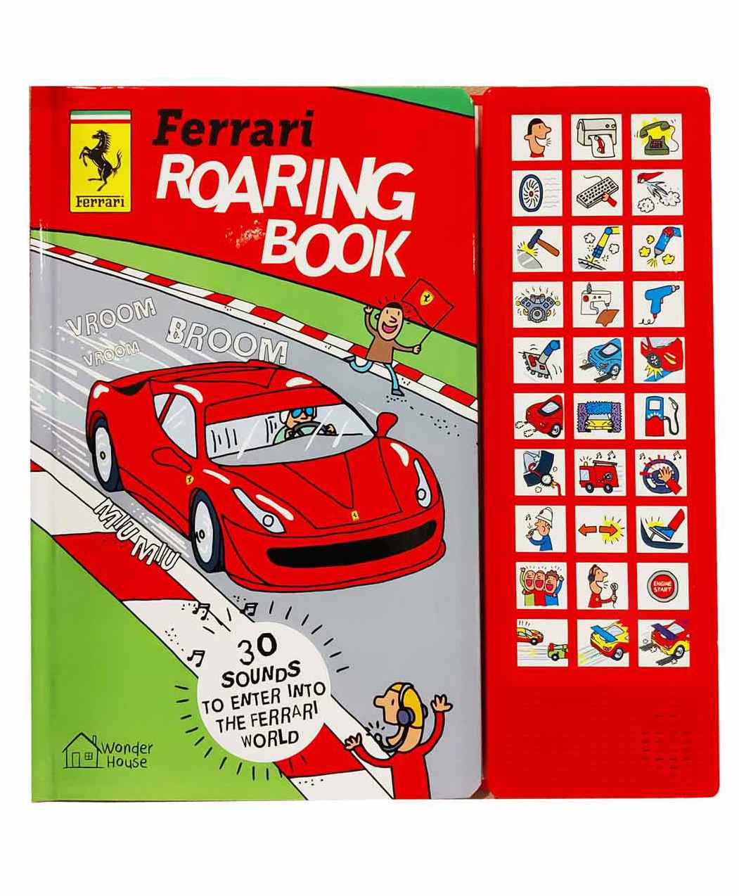 Wonder House Books Ferrari Roaring Book - English