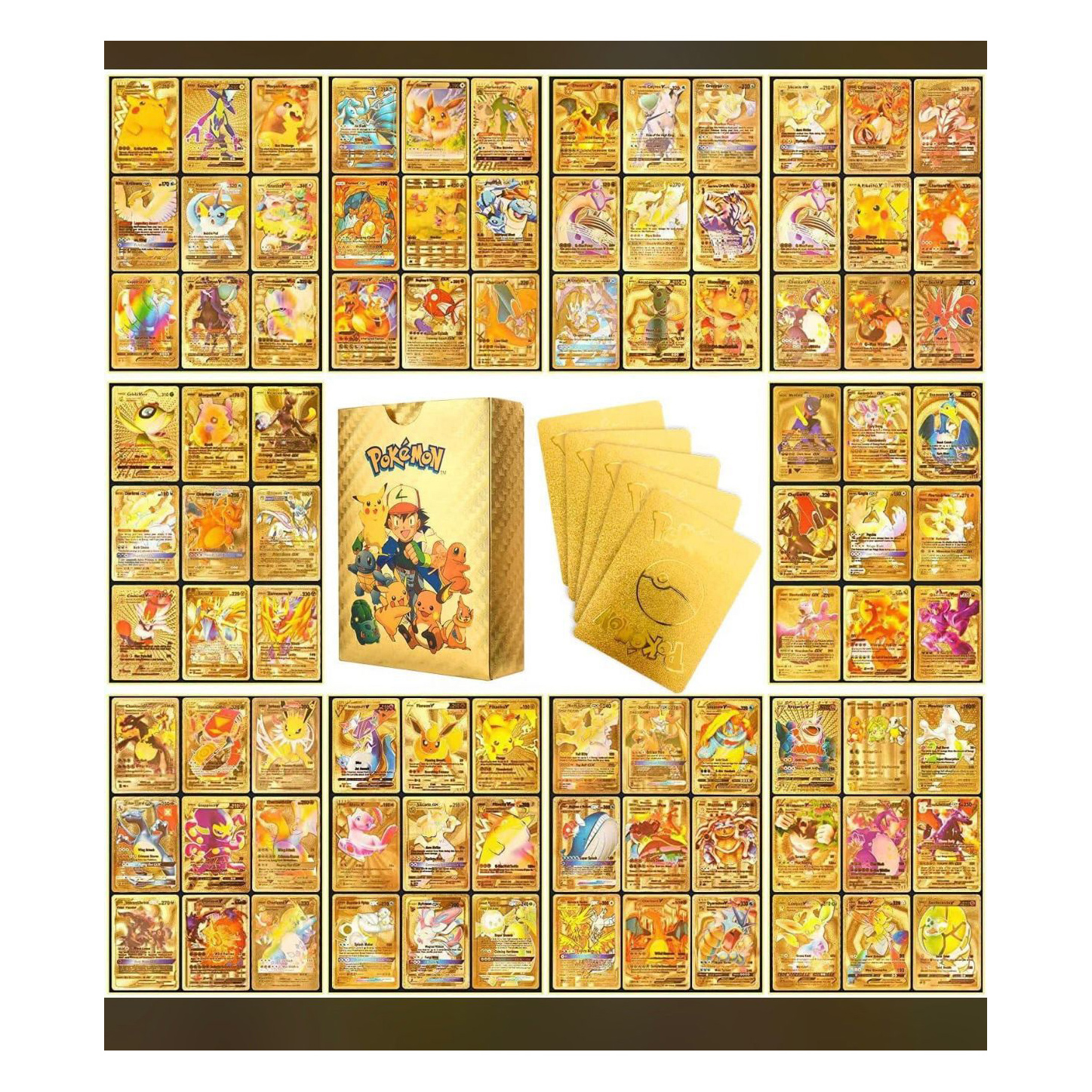 ADKD Golden Pokemon Card Game - Pack of 55 Cards (Card Design May Vary)  Online India, Buy Board Games for (5-12 Years) at FirstCry.com - 13815276