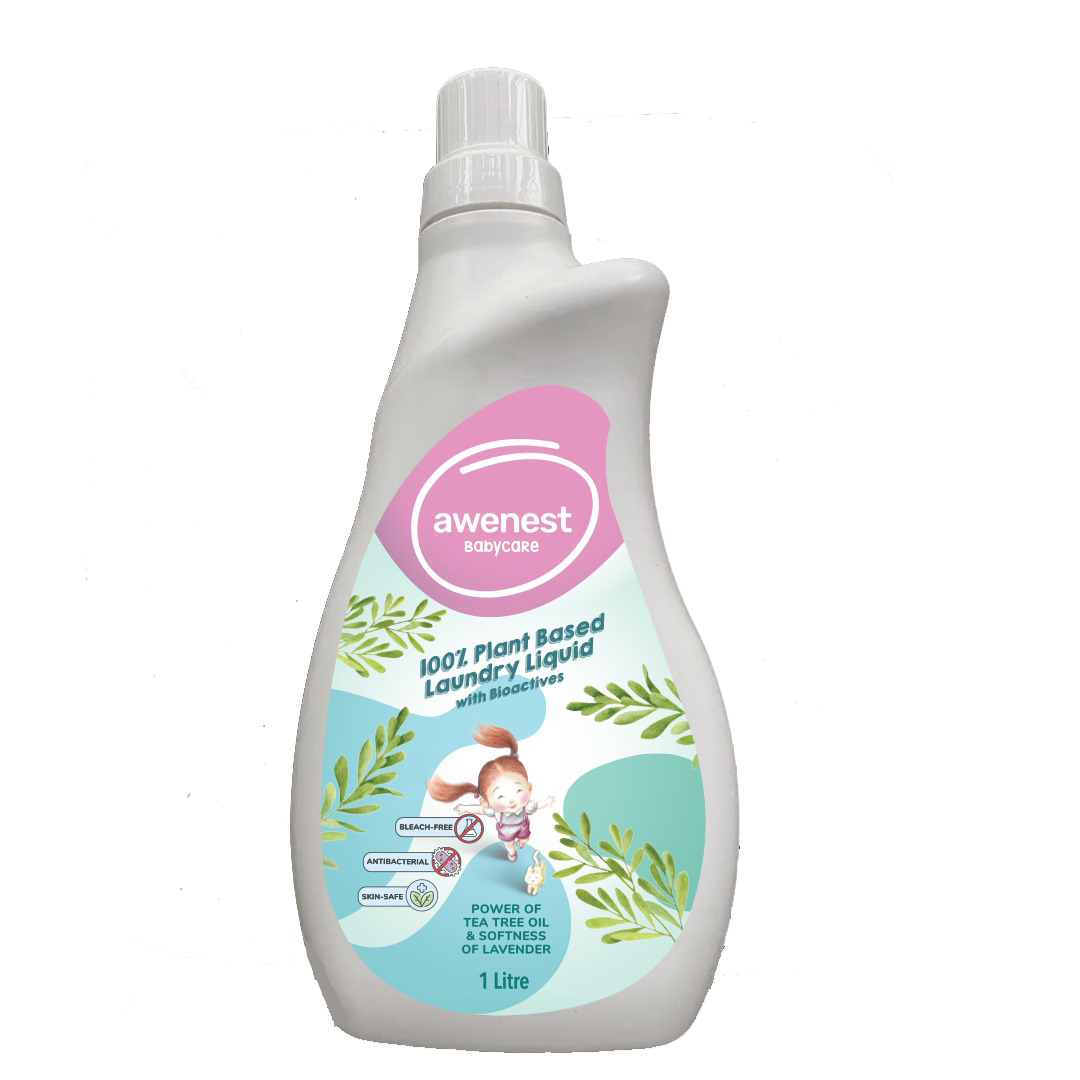 awenest Baby 100% Plant-based Natural Laundry Liquid Detergent, No Artificial Color, Fragrance - 1000 ml Online in India, Buy at Best Price from FirstCry.com - 17481594