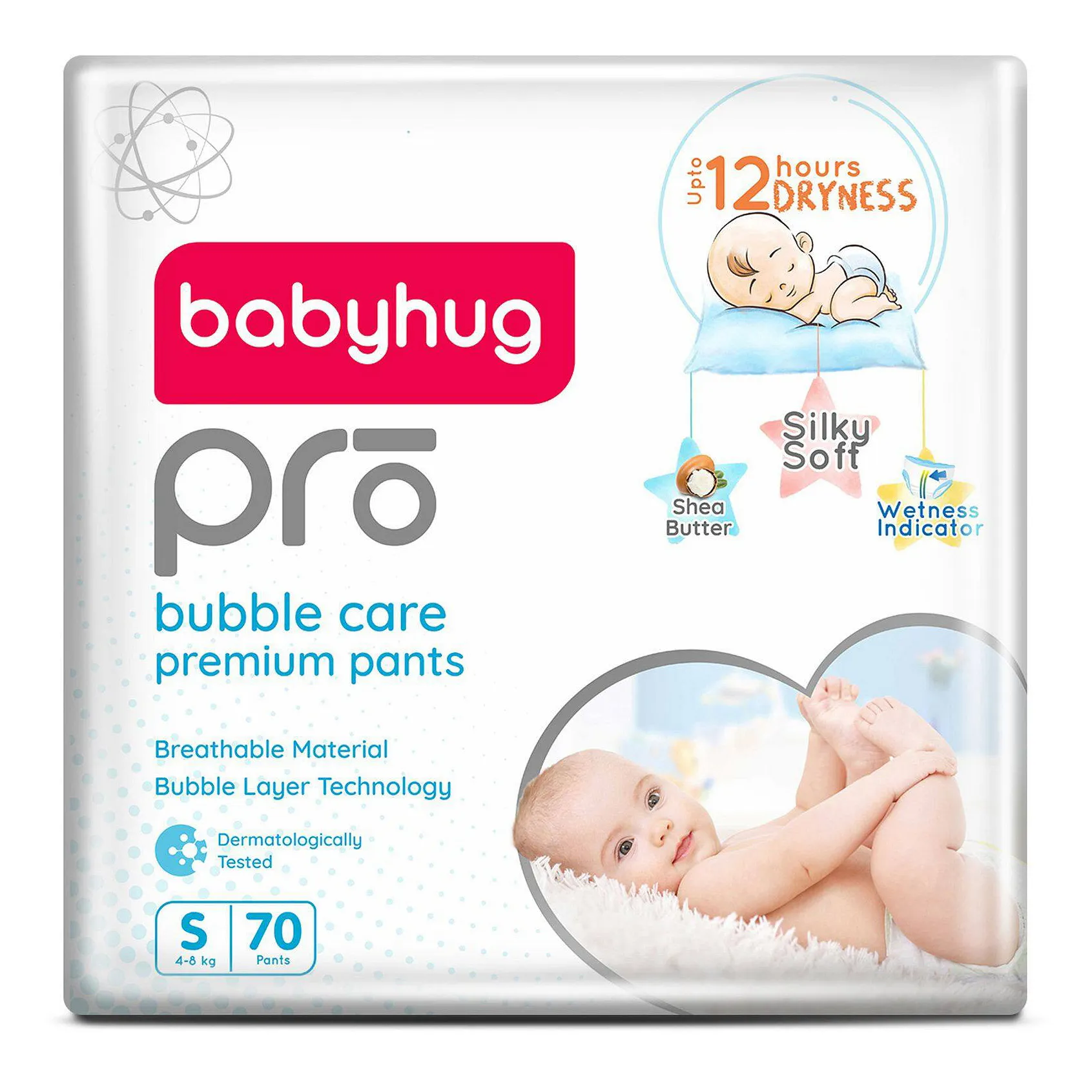 Babyhug Pro Bubble Care Premium Pant Diaper Small 70 Pieces - Image 1