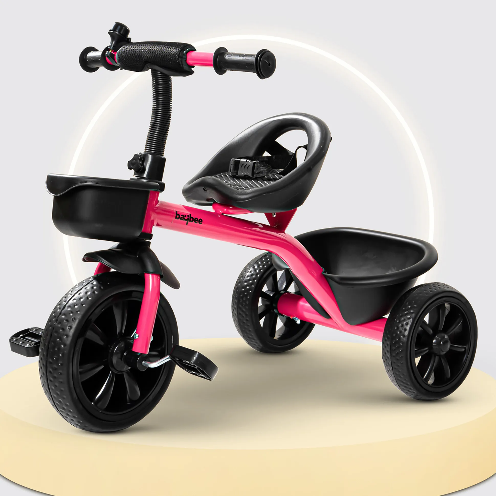 Baybee Thunder Baby Tricycle for Kids, Smart Plug & Play Kids