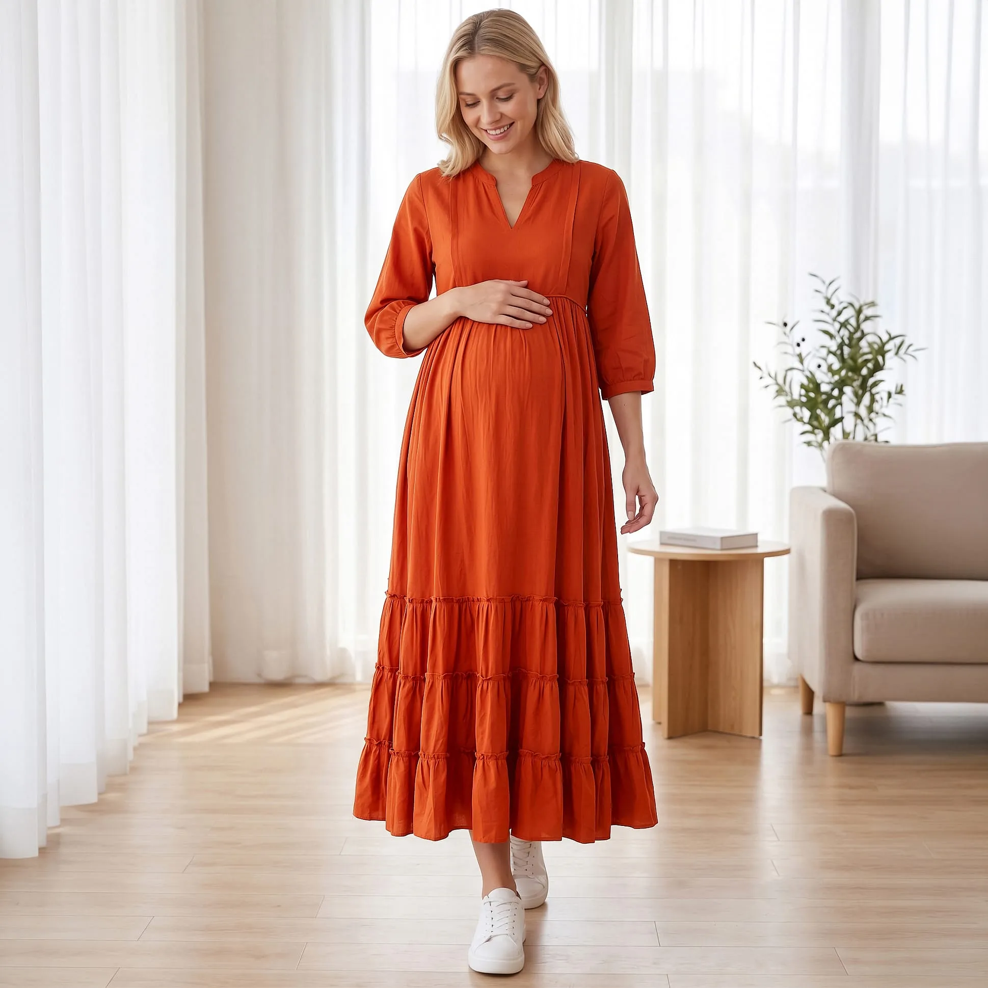 orange long sleeve maxi dress C3361 – N by Nancy long Sleeves T-shirt Color:Blue Pink Floral Trellis winter wedding Soiree Shawl, in Pale