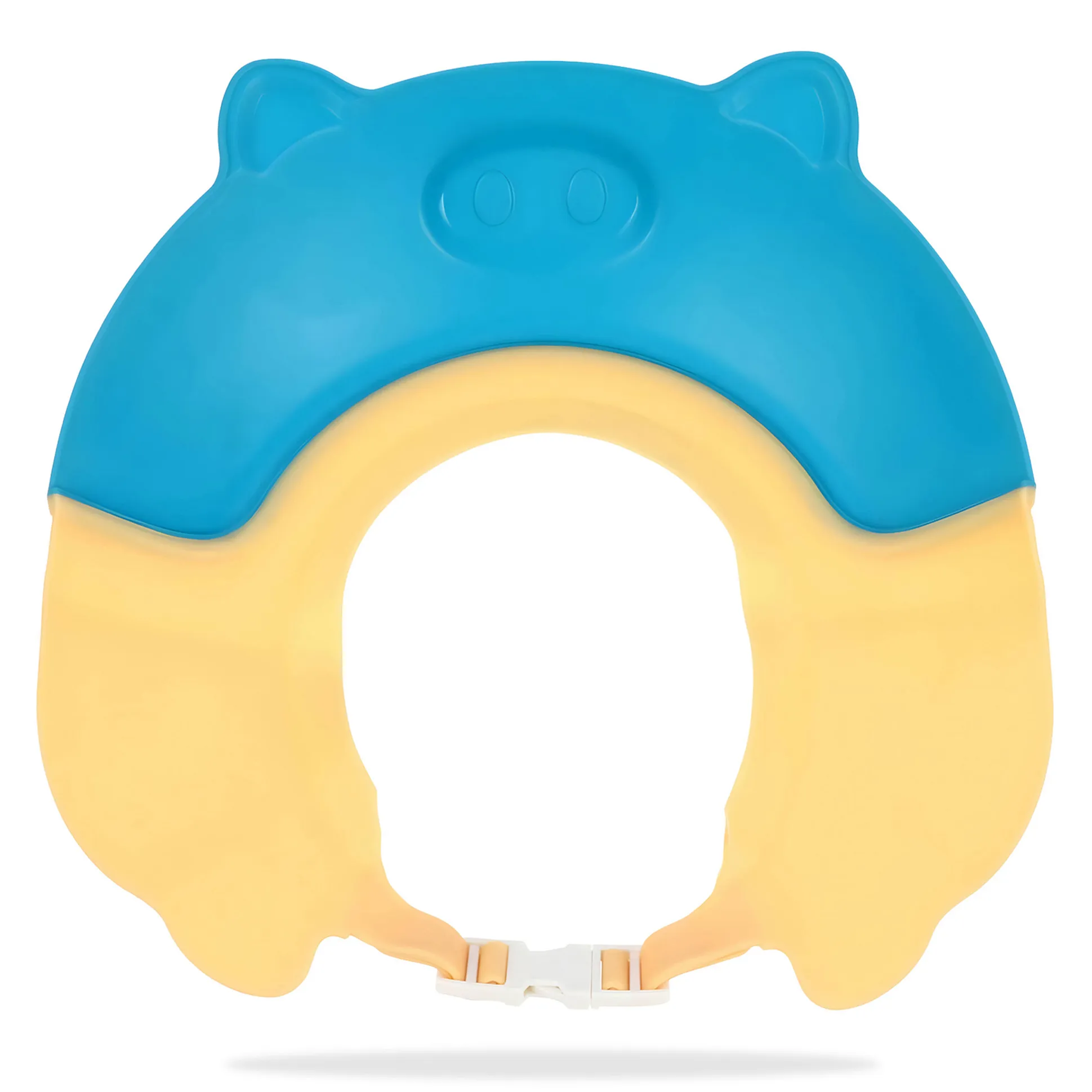 Bembika baby shower cap for hair washing (piggy, blue)