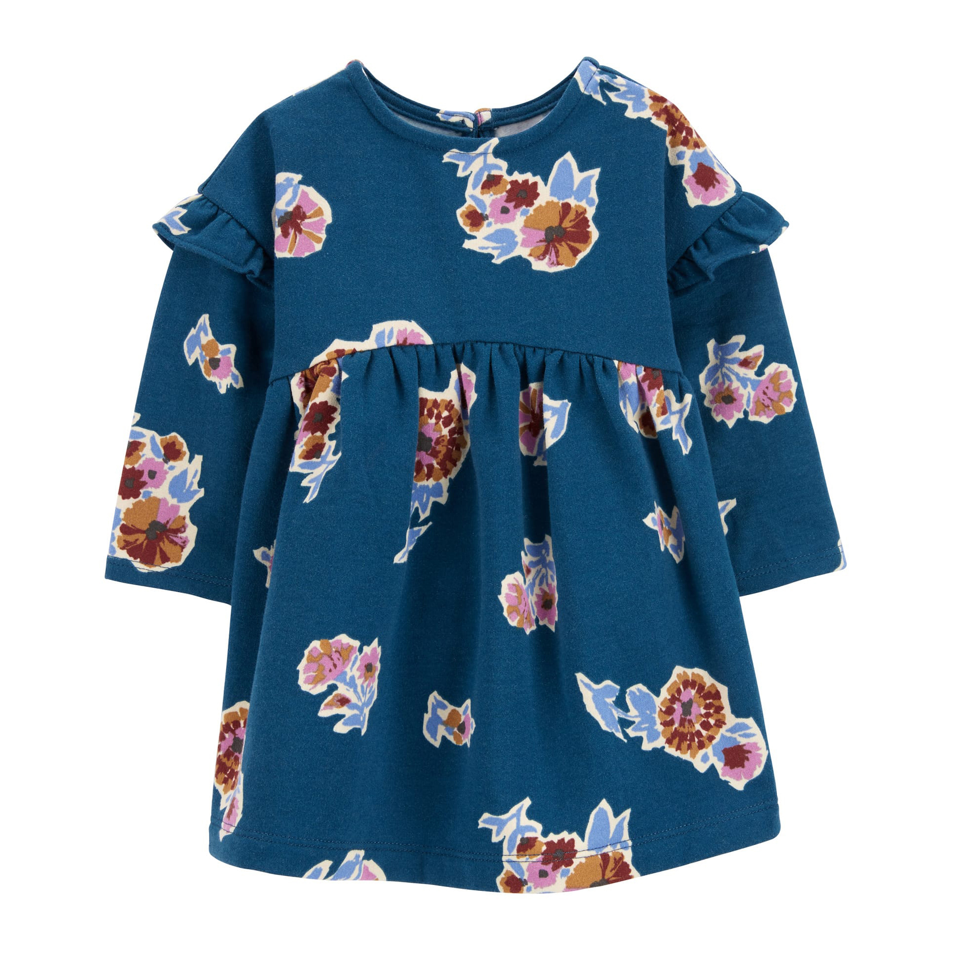 Buy Carter's Floral Warm Fleece Dress- Blue for Girls (6-9 Months) Online in India, Shop at 11035828