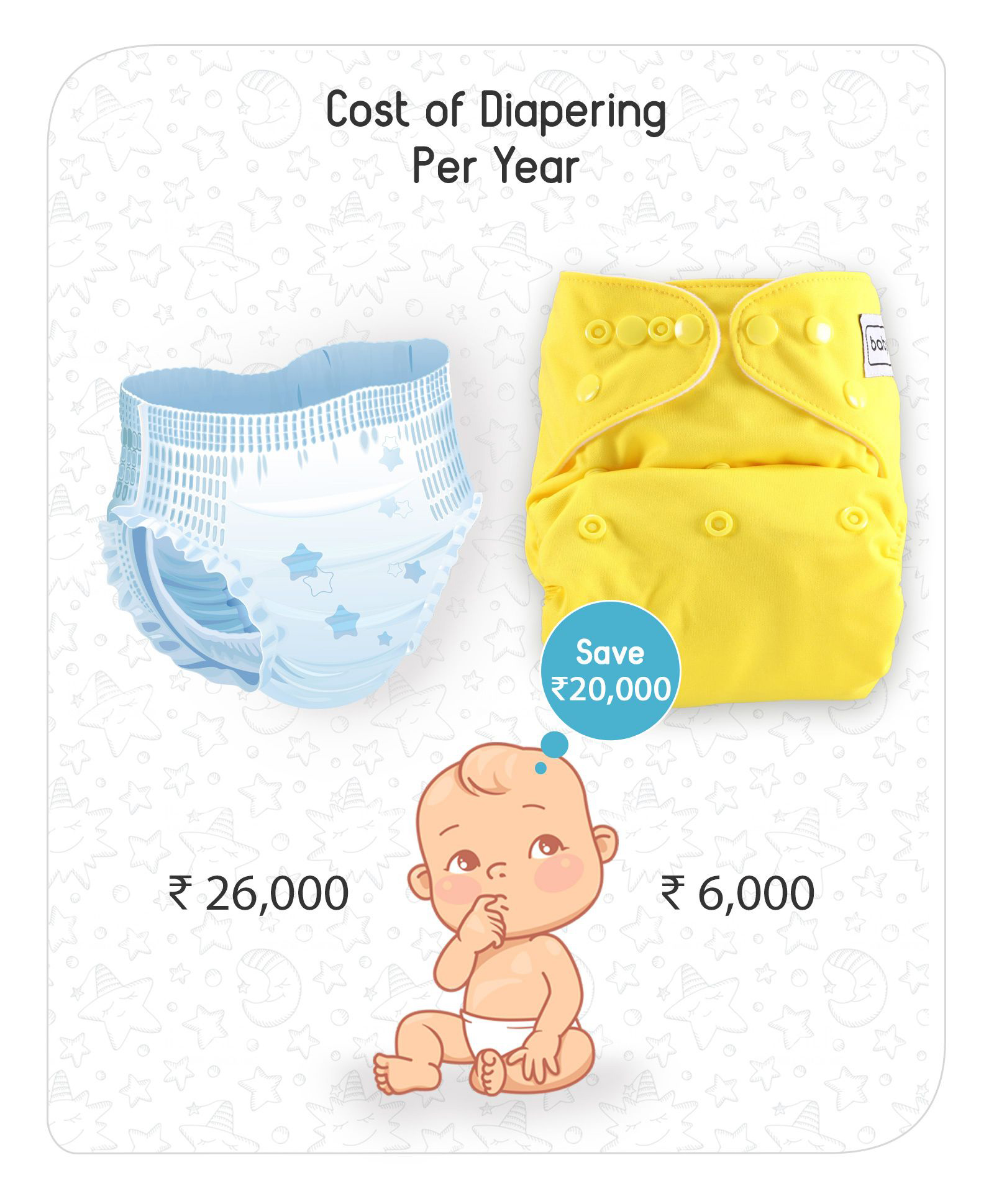 Babyhug Free Size Belt - Yellow main image 0