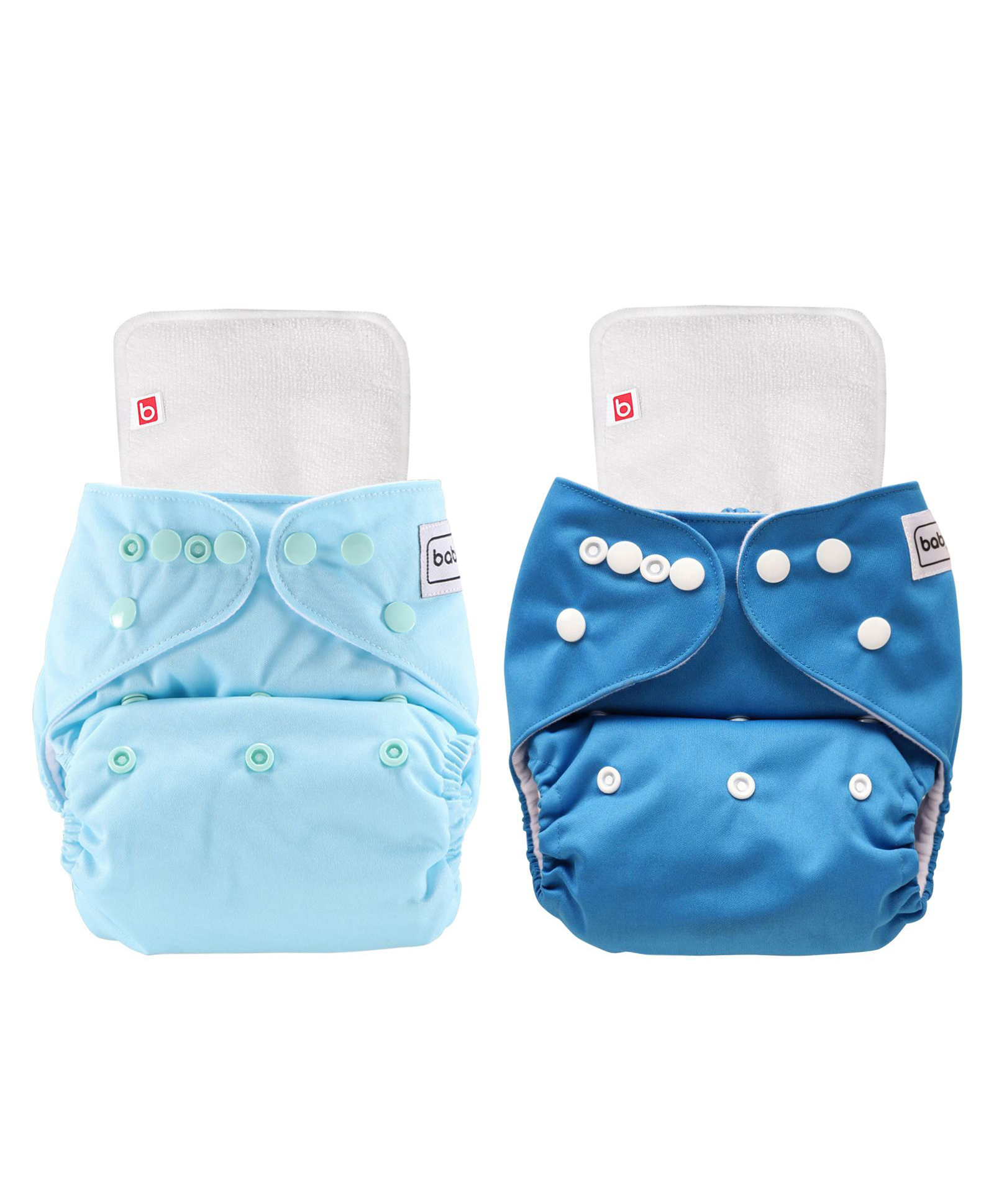 Babyhug Washable & Reusable Cloth Diaper with Inserts - Pack of 2-image-36