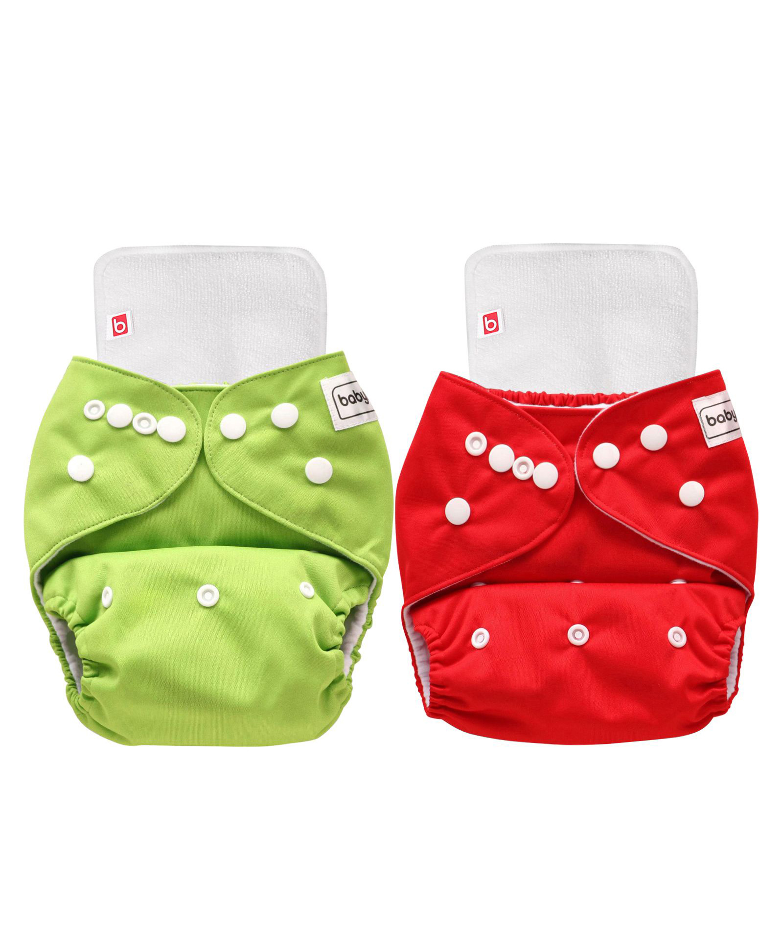 Babyhug Washable & Reusable Cloth Diaper with Inserts - Pack of 2-image-22