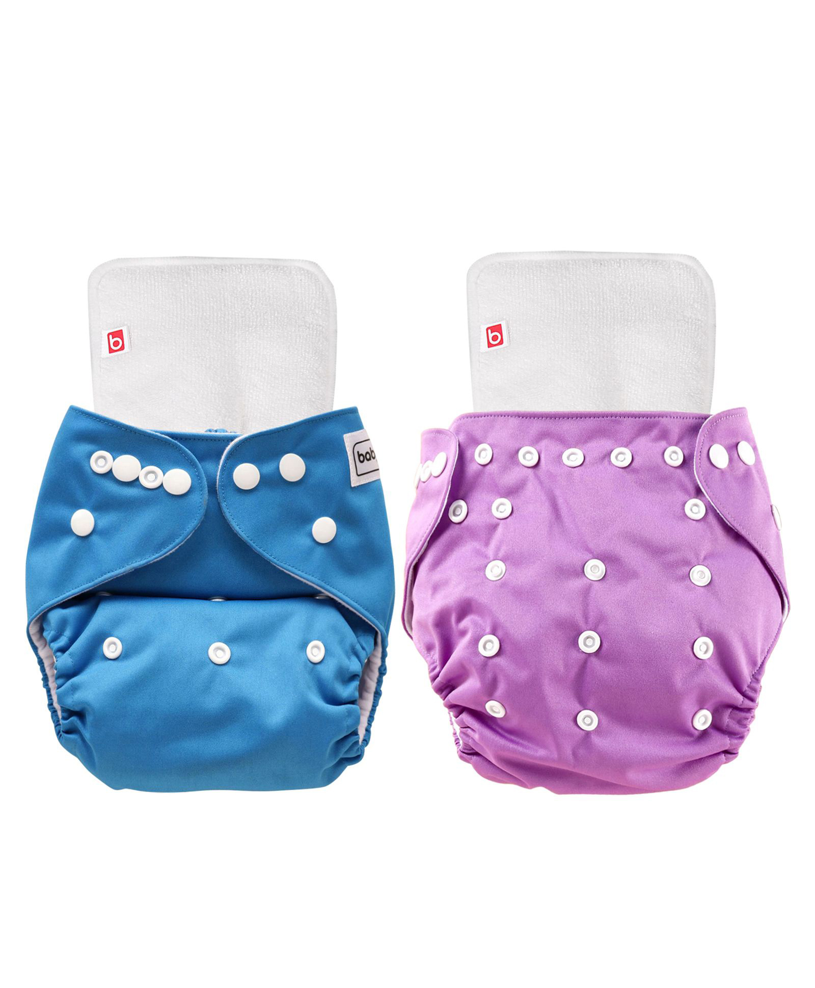Babyhug Washable & Reusable Cloth Diaper with Inserts - Pack of 2-image-33