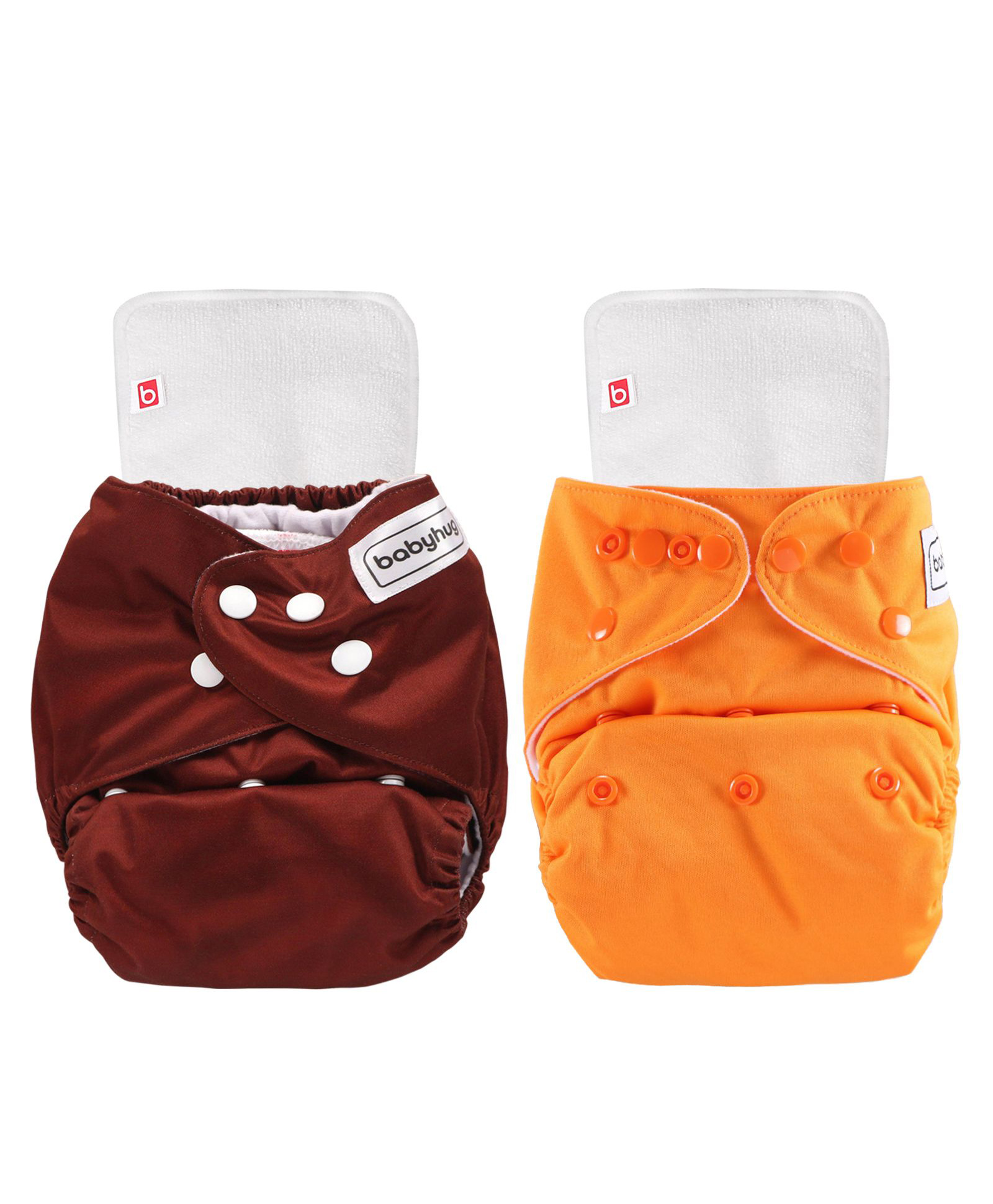 Babyhug Washable & Reusable Cloth Diaper with Inserts - Pack of 2-image-20