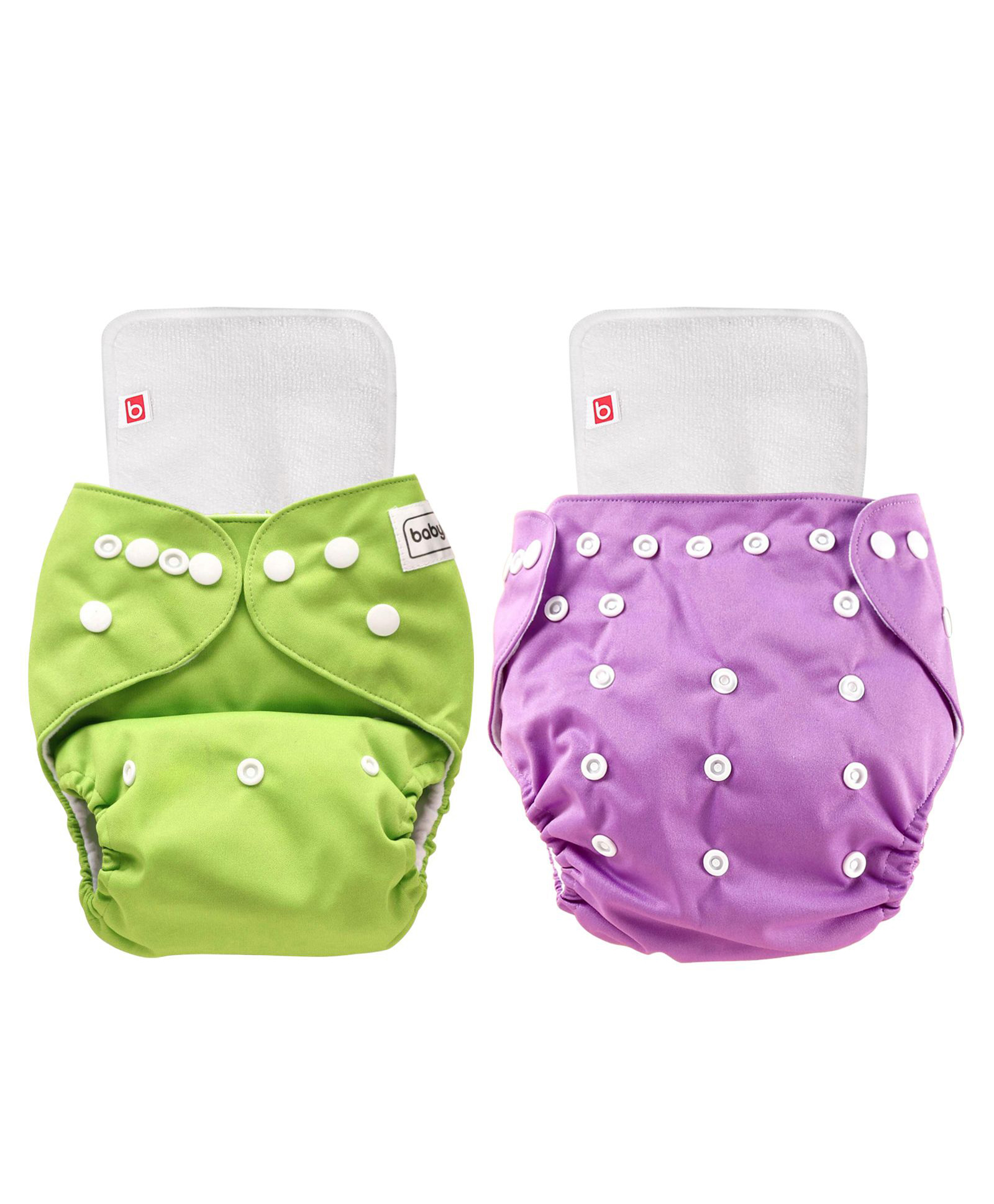 Babyhug Washable & Reusable Cloth Diaper with Inserts - Pack of 2-image-24
