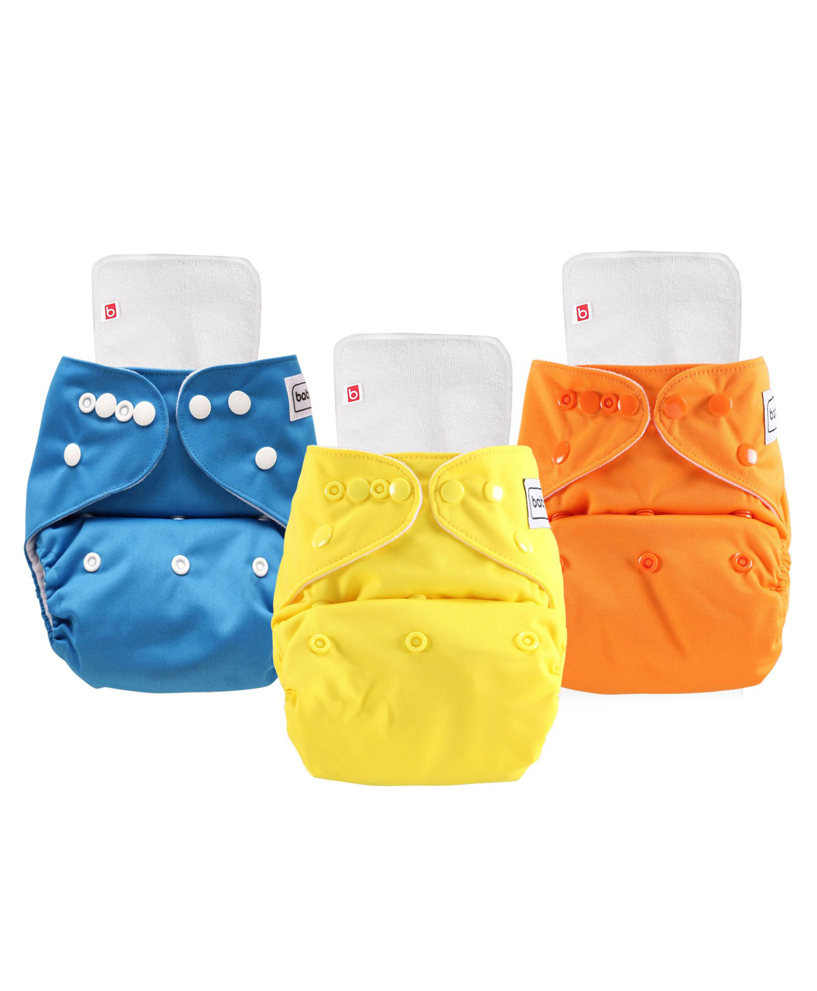 Babyhug Washable & Reusable Cloth Diaper with Inserts - Pack of 3-image-21