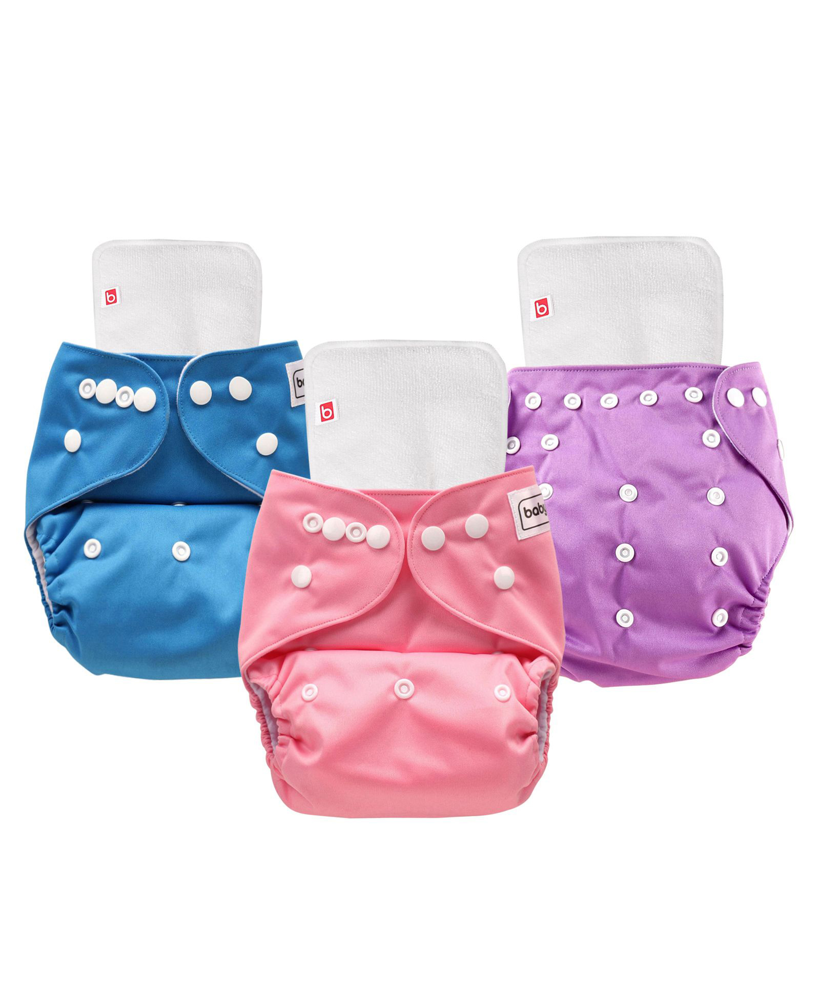 Babyhug Washable & Reusable Cloth Diaper with Inserts - Pack of 3-image-30