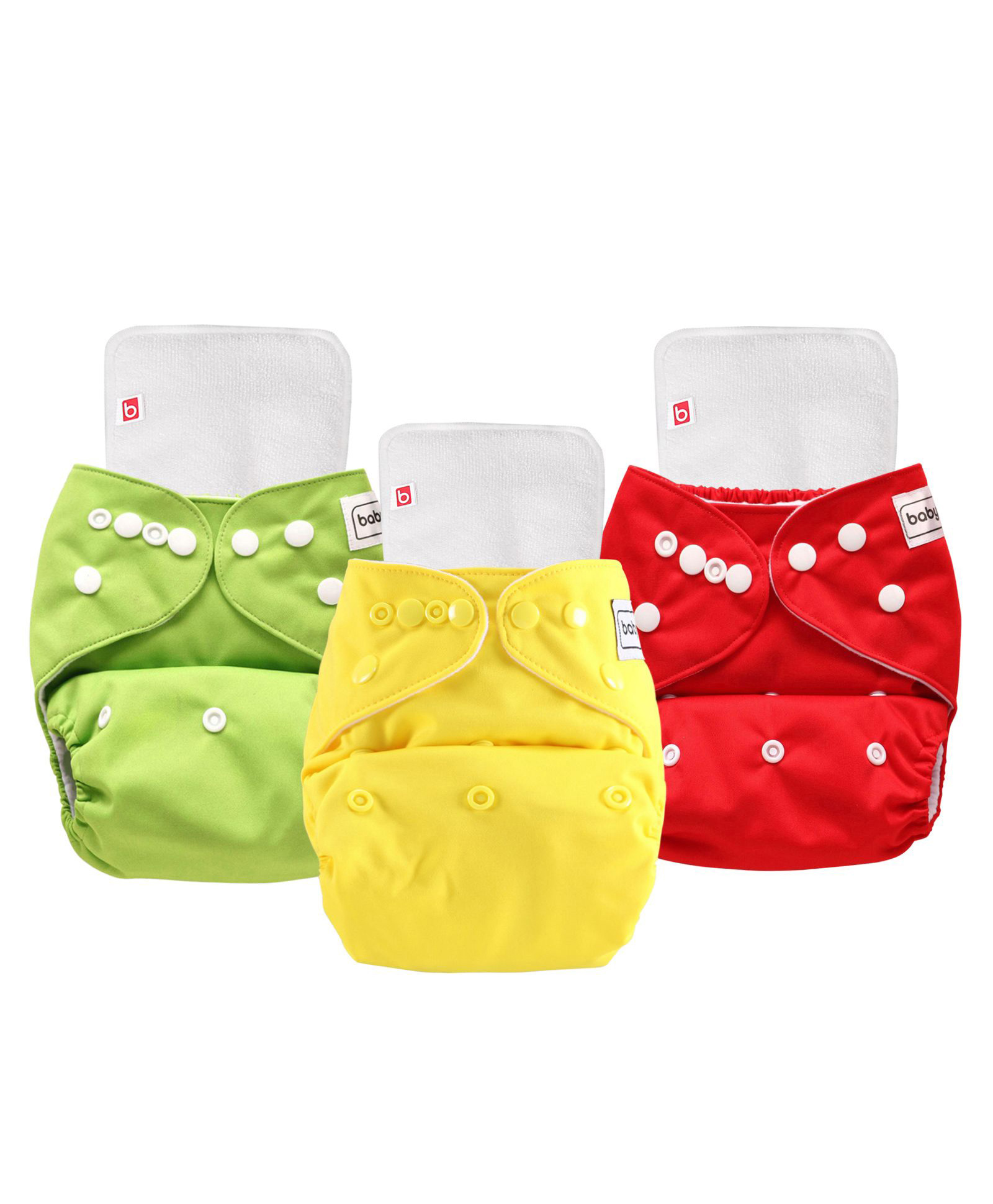 Babyhug Washable & Reusable Cloth Diaper with Inserts - Pack of 3-image-23