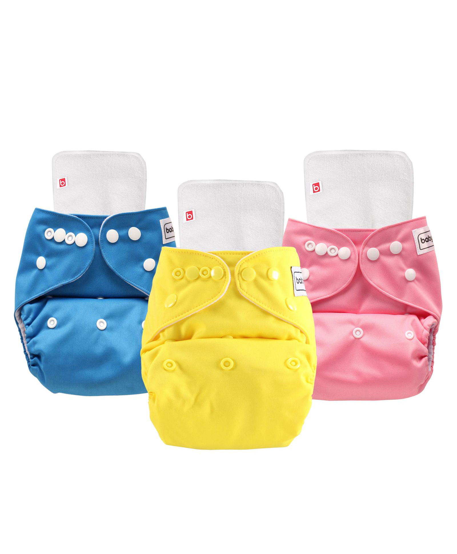 Babyhug Washable & Reusable Cloth Diaper with Inserts - Pack of 3-image-31