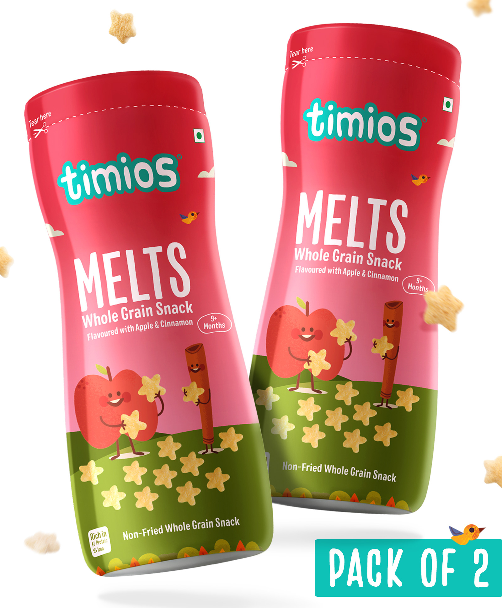 Timios Apple & Cinnamon Flavored Melts 50 gm - Pack of 2-image-10